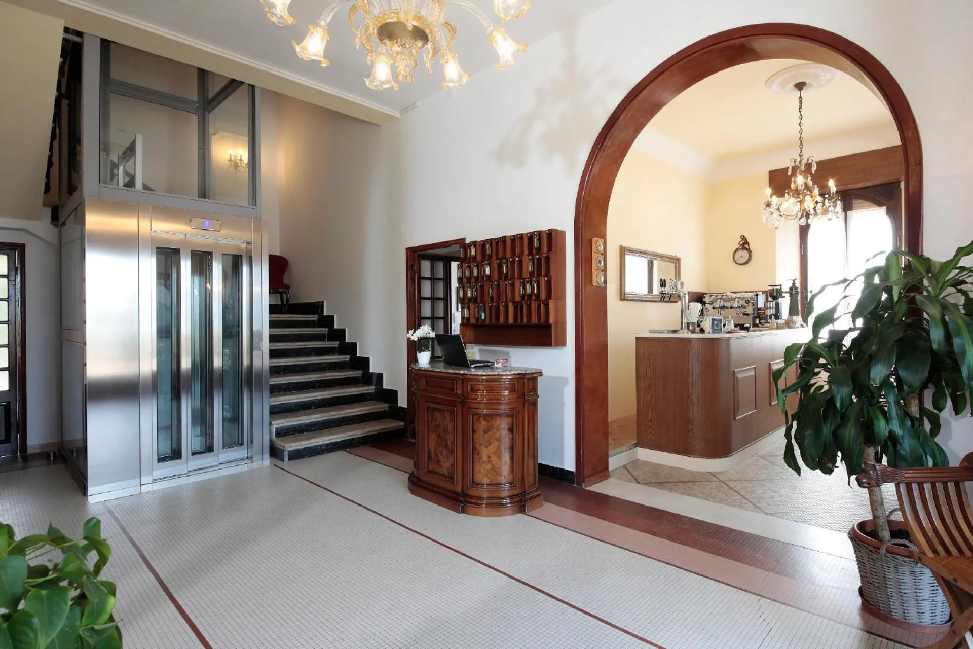 Lobby or reception in Hotel Villa Fulgida