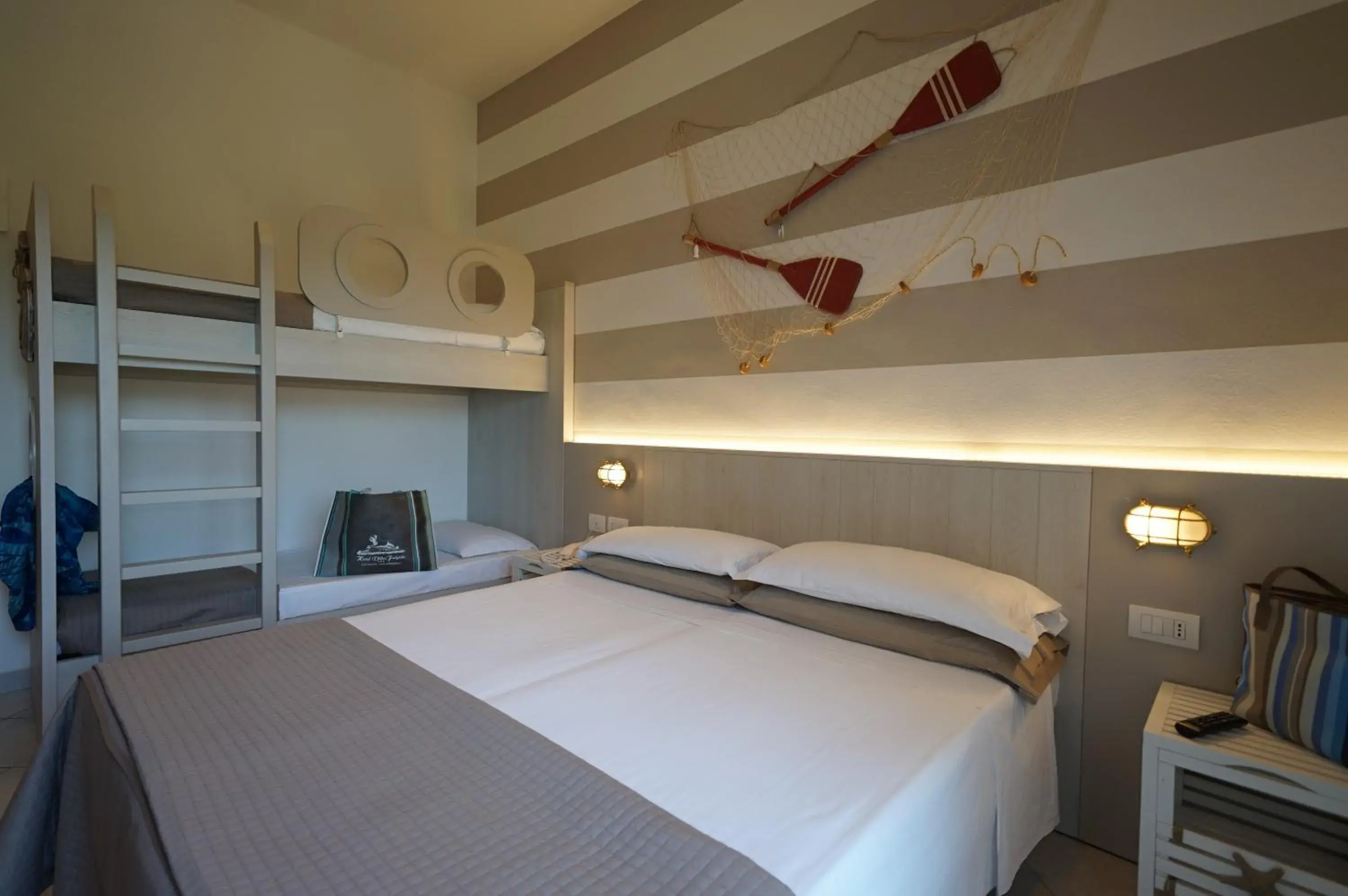 Bed in Hotel Villa Fulgida