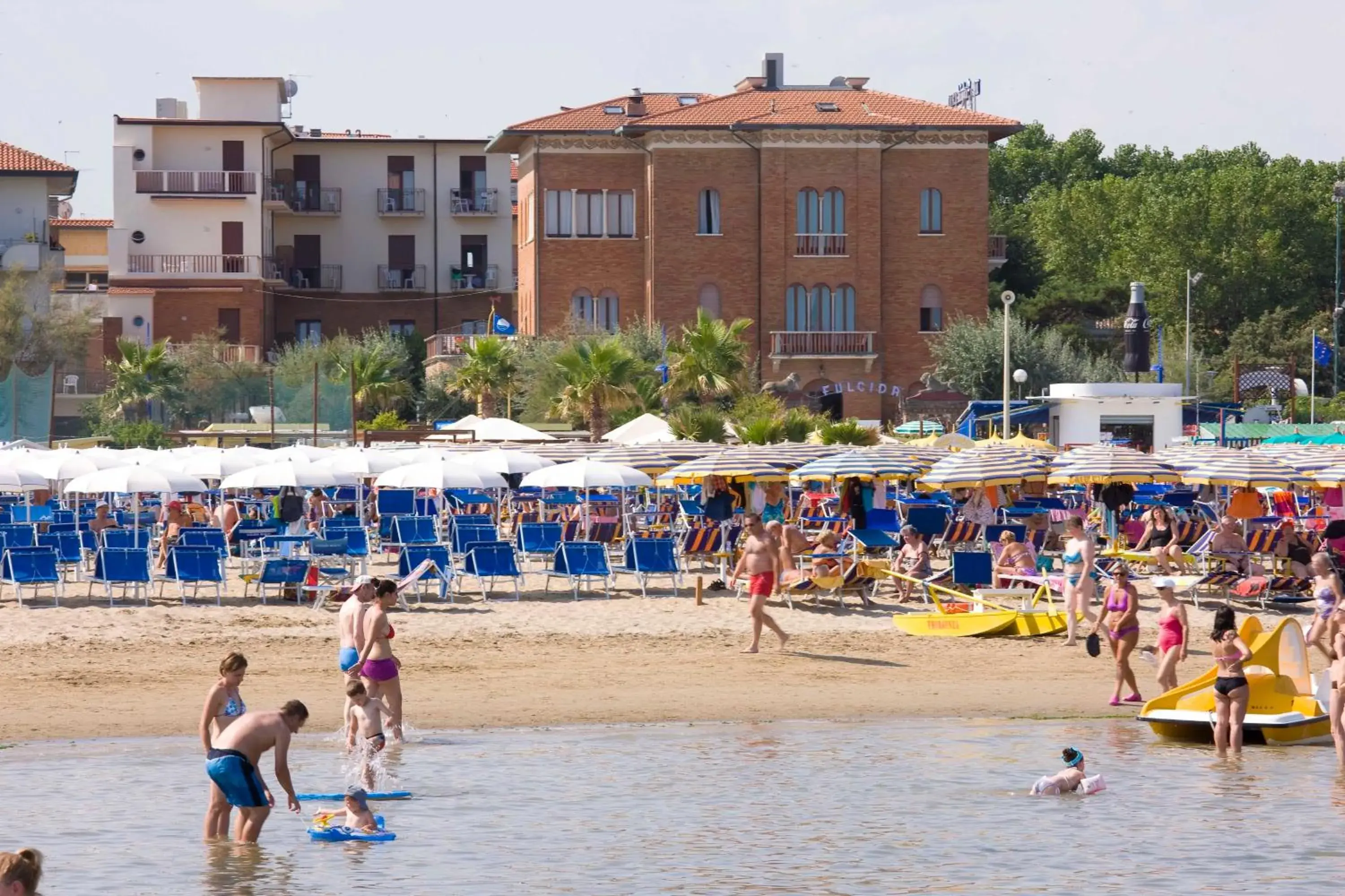 Beach in Hotel Villa Fulgida