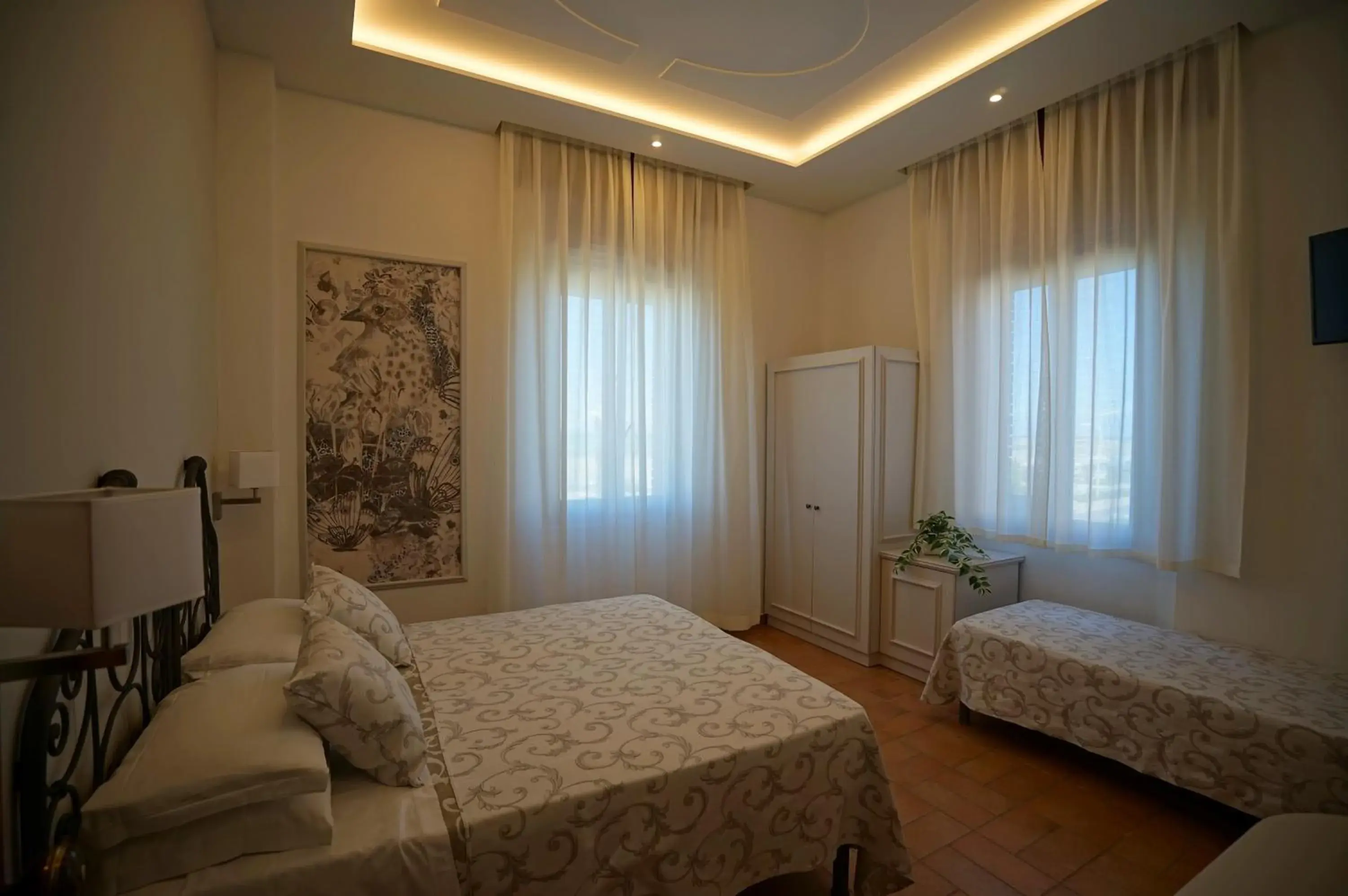 Bed in Hotel Villa Fulgida