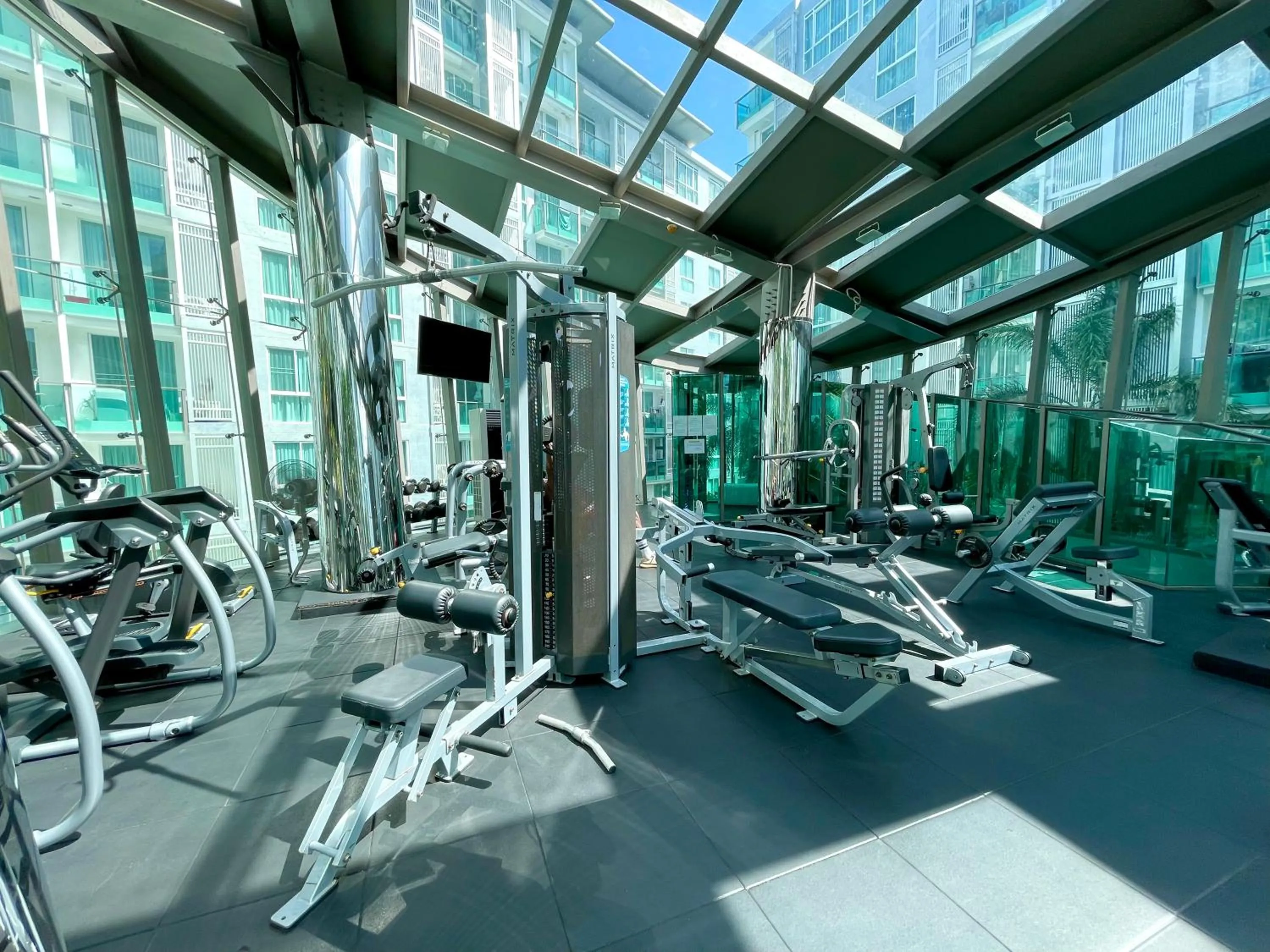 Fitness centre/facilities in City Center Residence & Hot Hot Hot