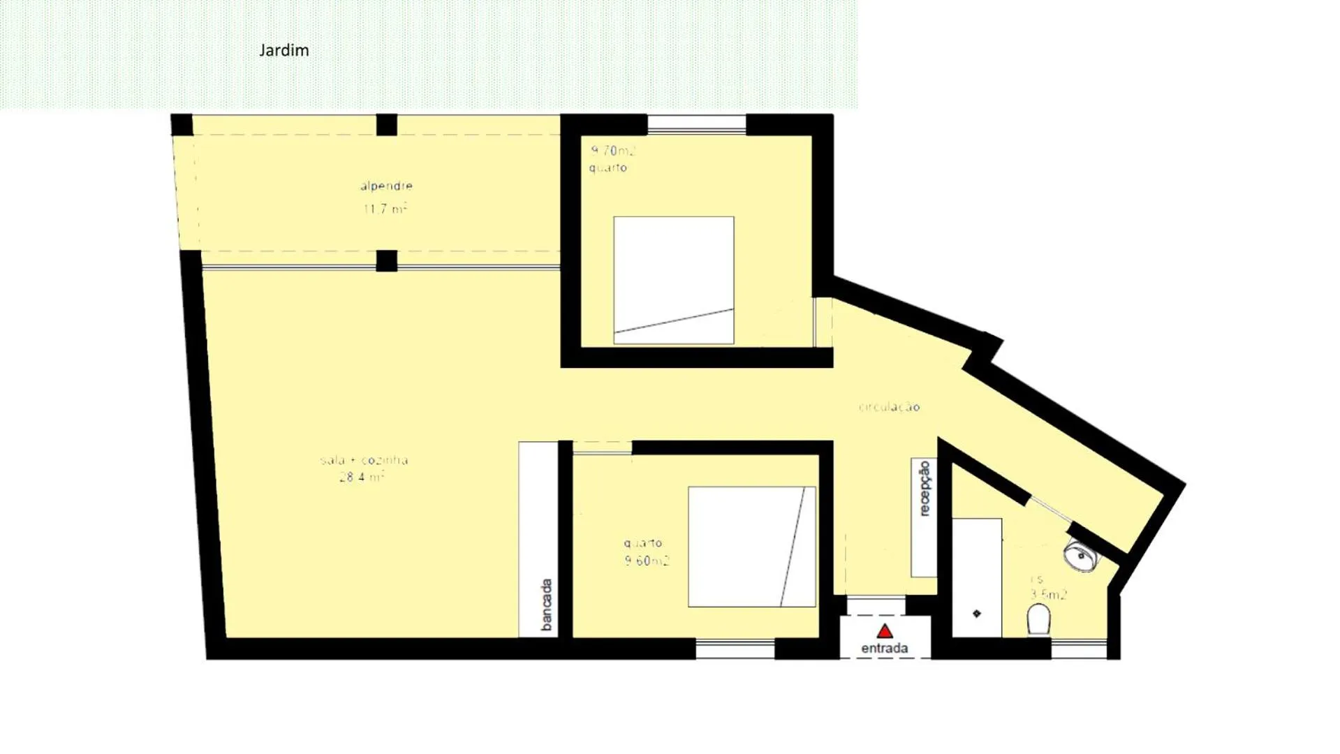 Floor plan in Place of Moments Natur-Suites SPA