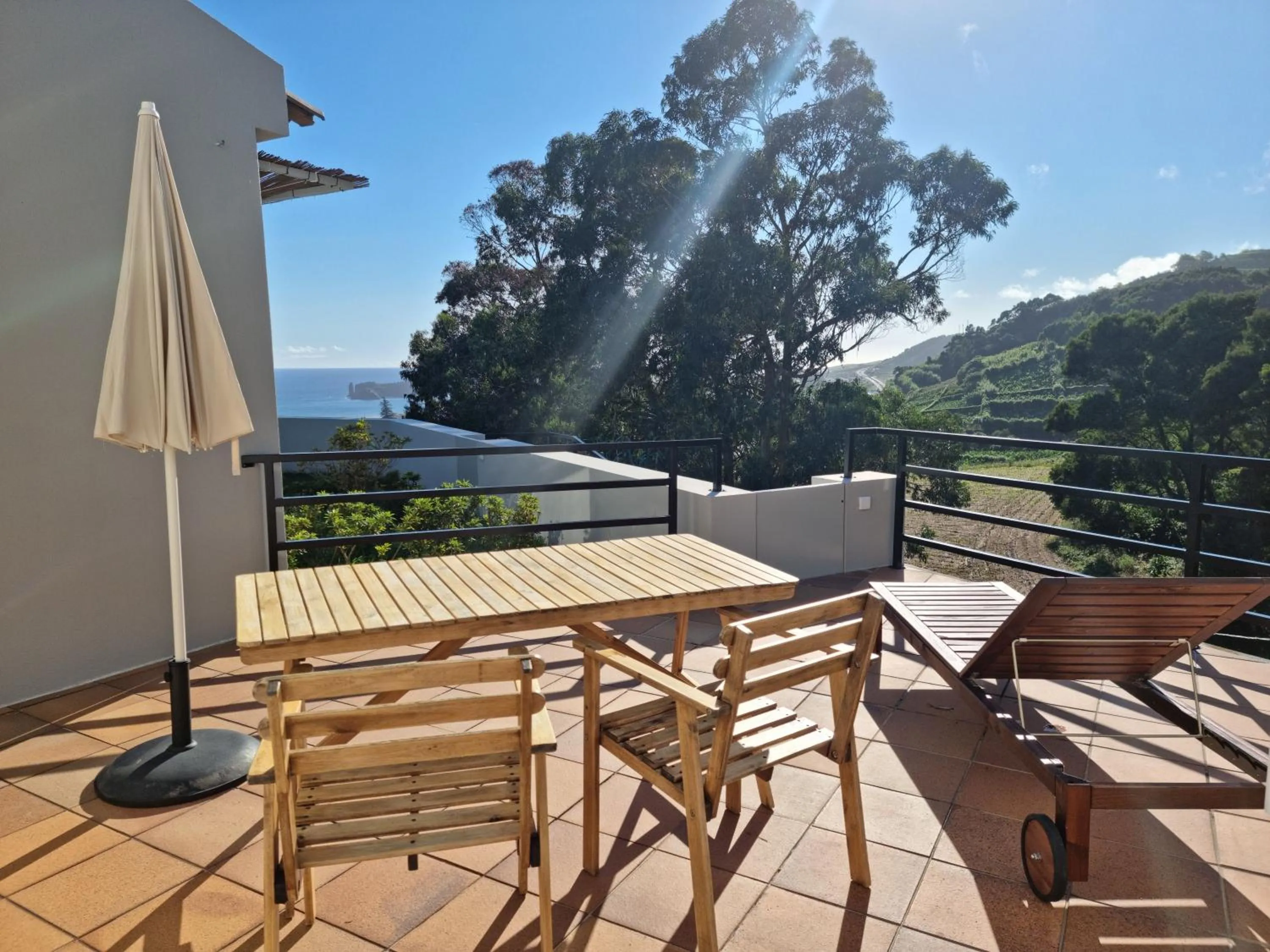 Balcony/Terrace in Place of Moments Natur-Suites SPA