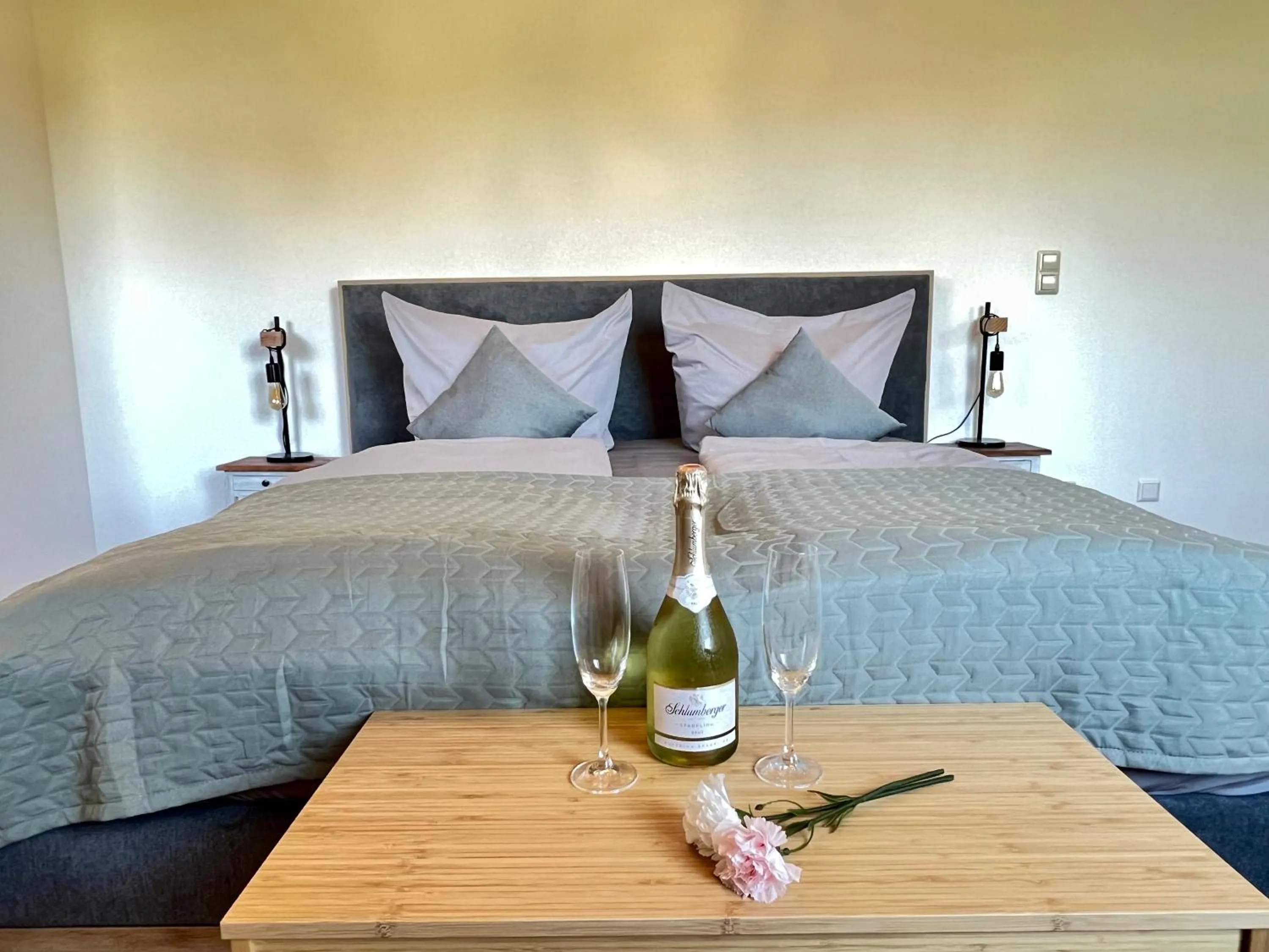 Bed in Charmantes Landhaus
