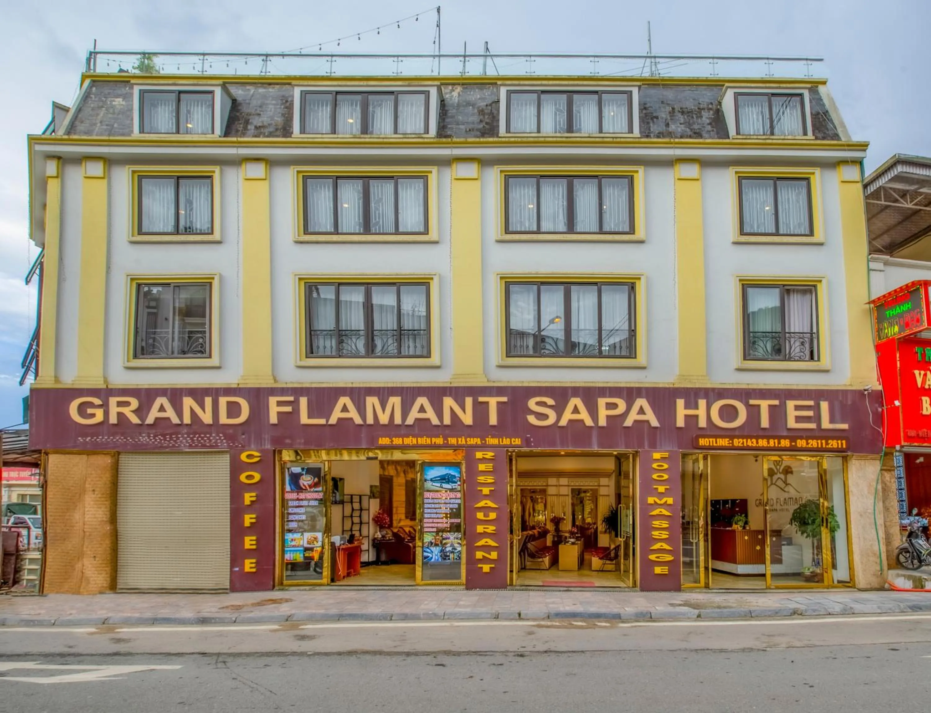 Property building in Grand Flamant Hotel Sapa