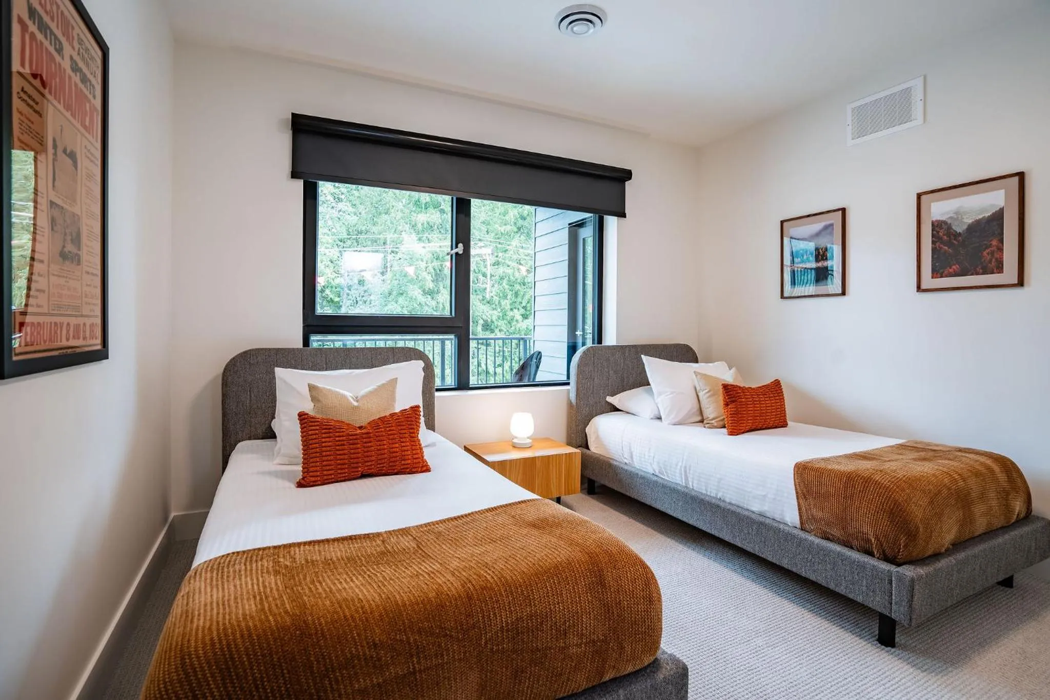 Bed in Serenity Now by Revelstoke Vacations