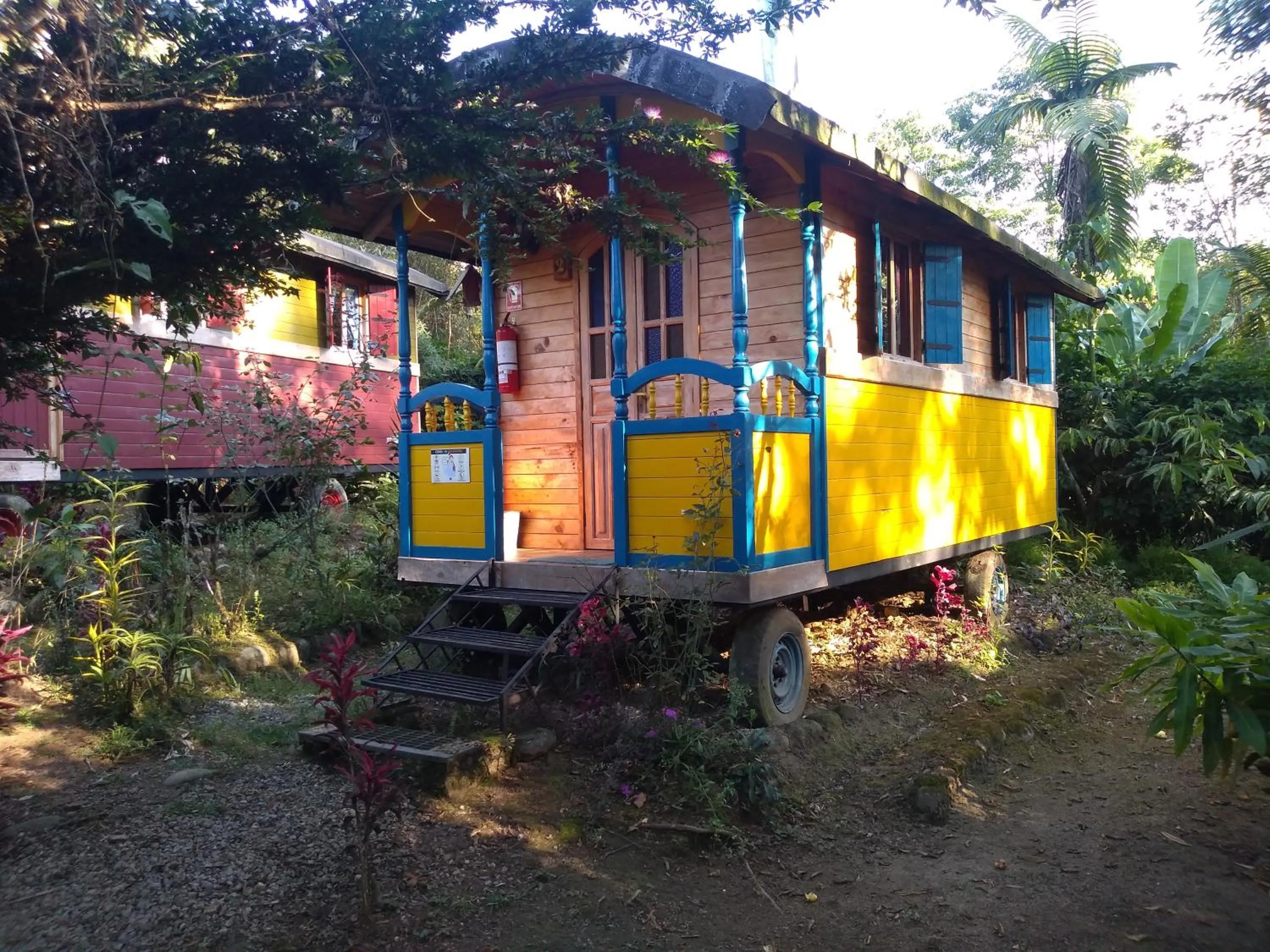 Decorative detail in Hosteria La Roulotte - Mindo