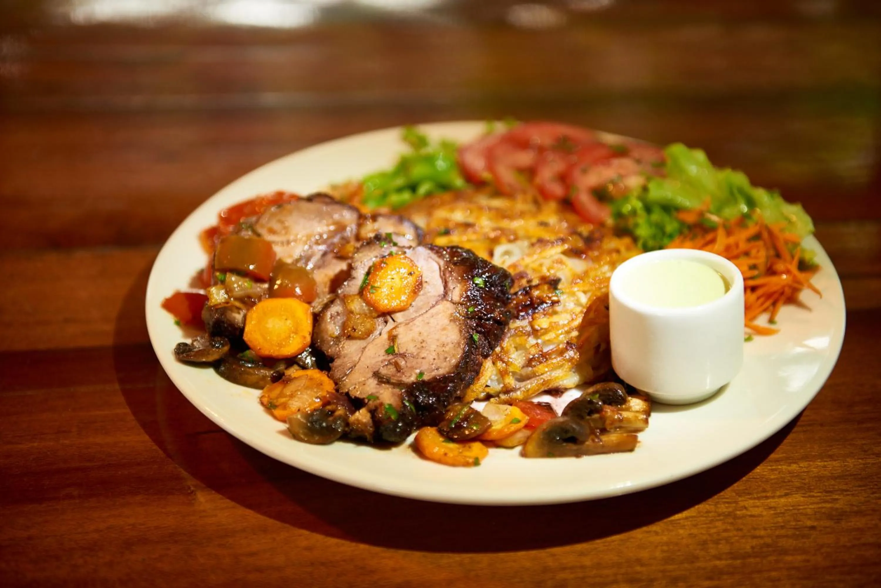 Food close-up in Hosteria La Roulotte - Mindo