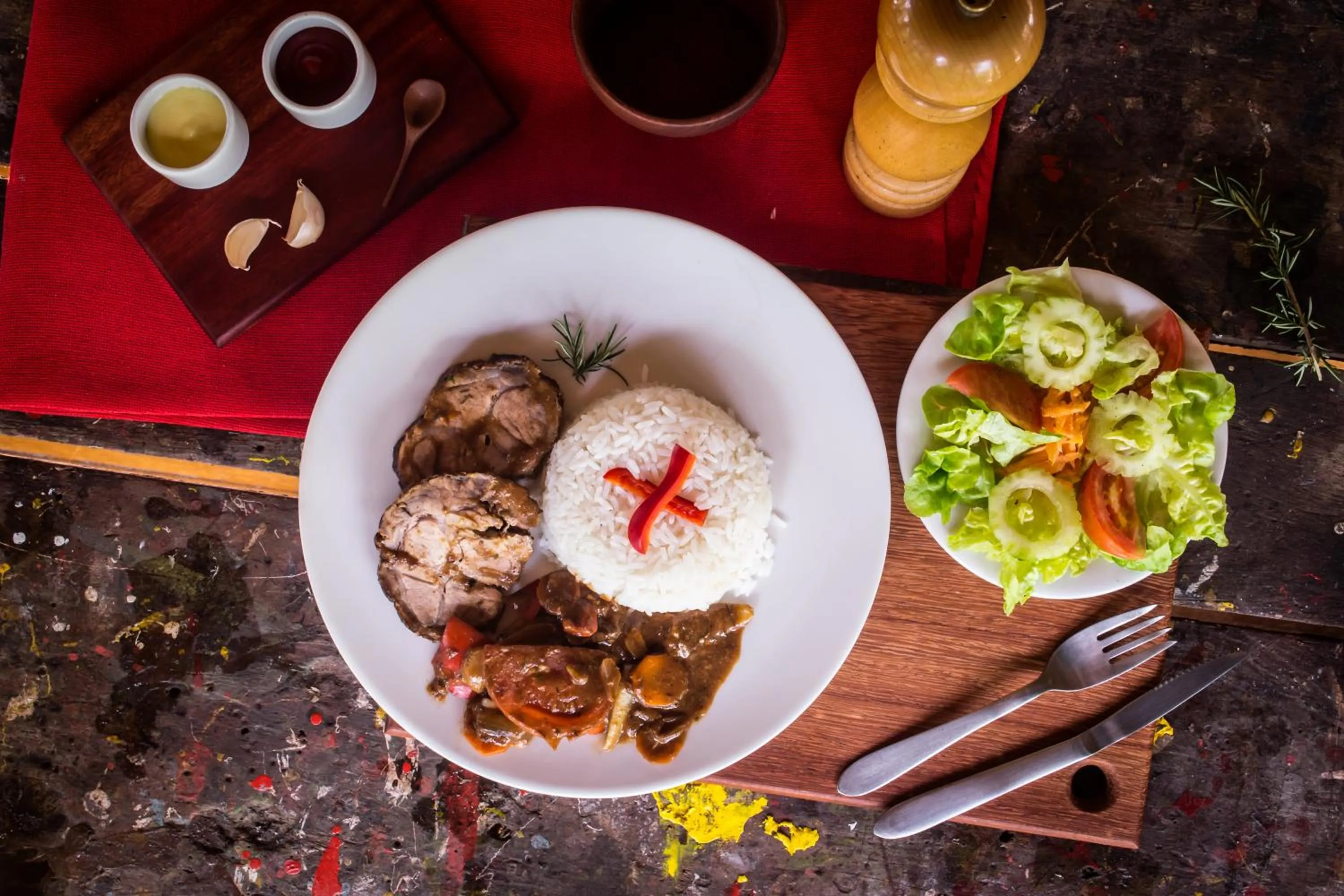 Food close-up in Hosteria La Roulotte - Mindo