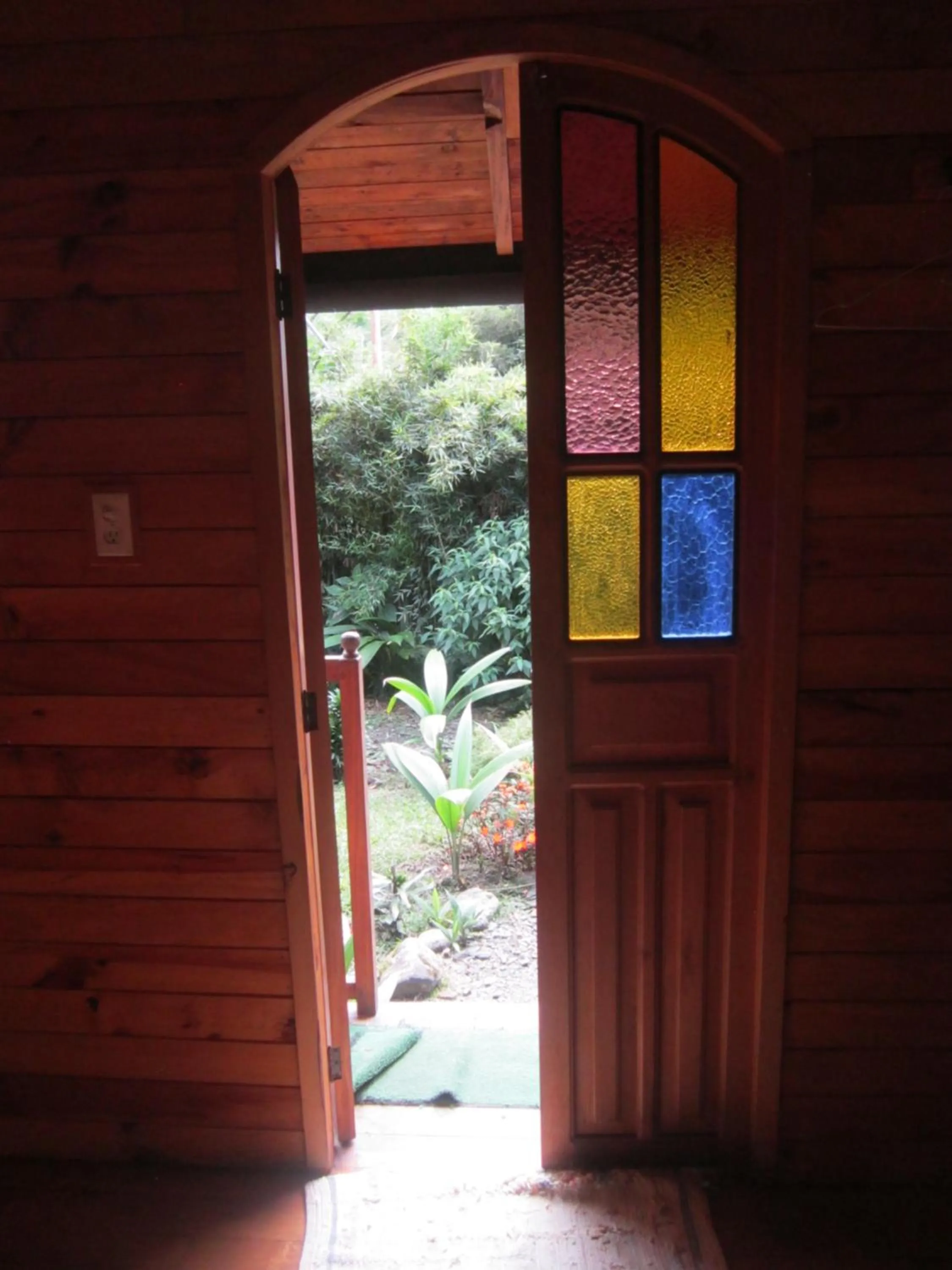 Decorative detail in Hosteria La Roulotte - Mindo