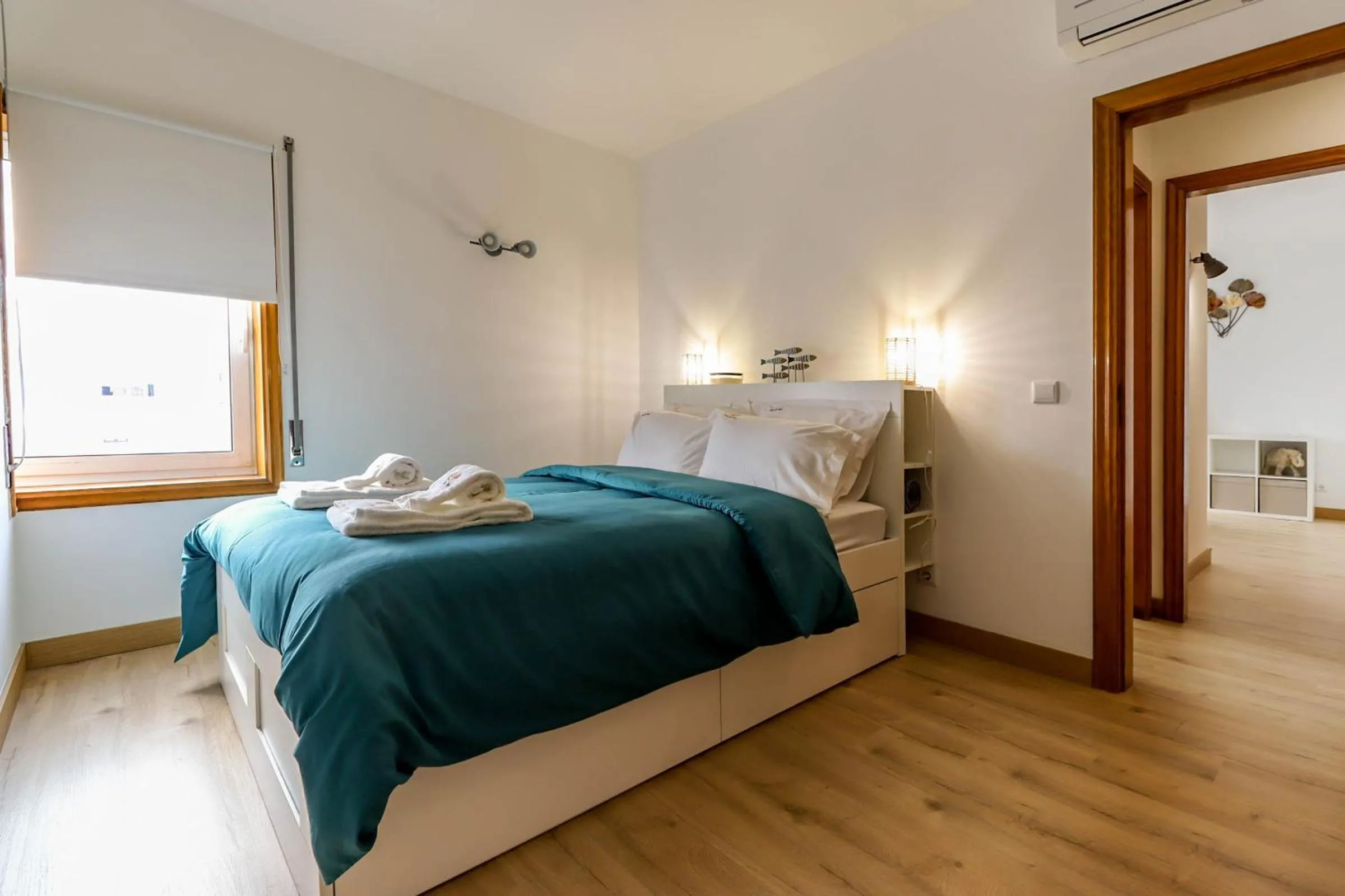 Bed in Flor do Mar - Spacious Apartment with Balcony