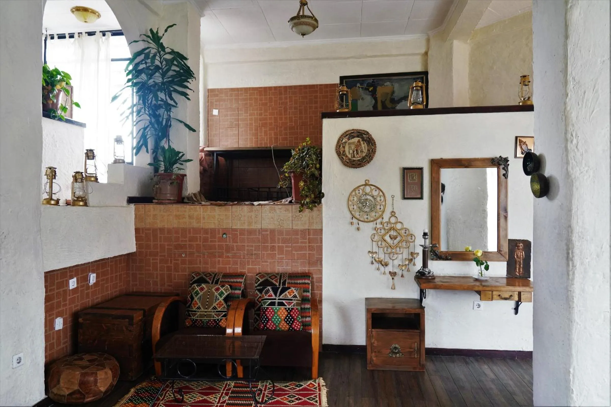 Living room in Tryst Boutique Hotel