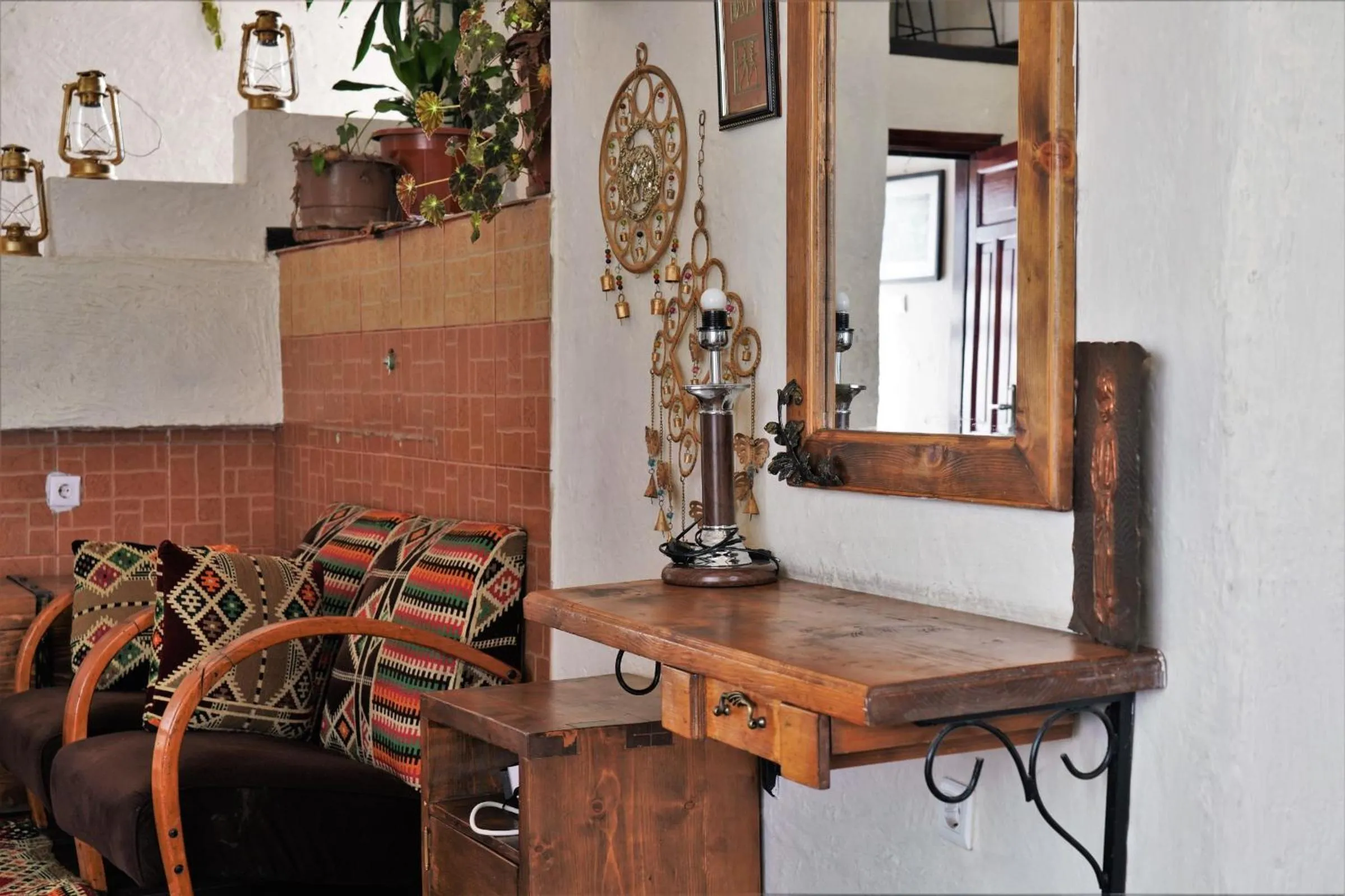 Living room in Tryst Boutique Hotel