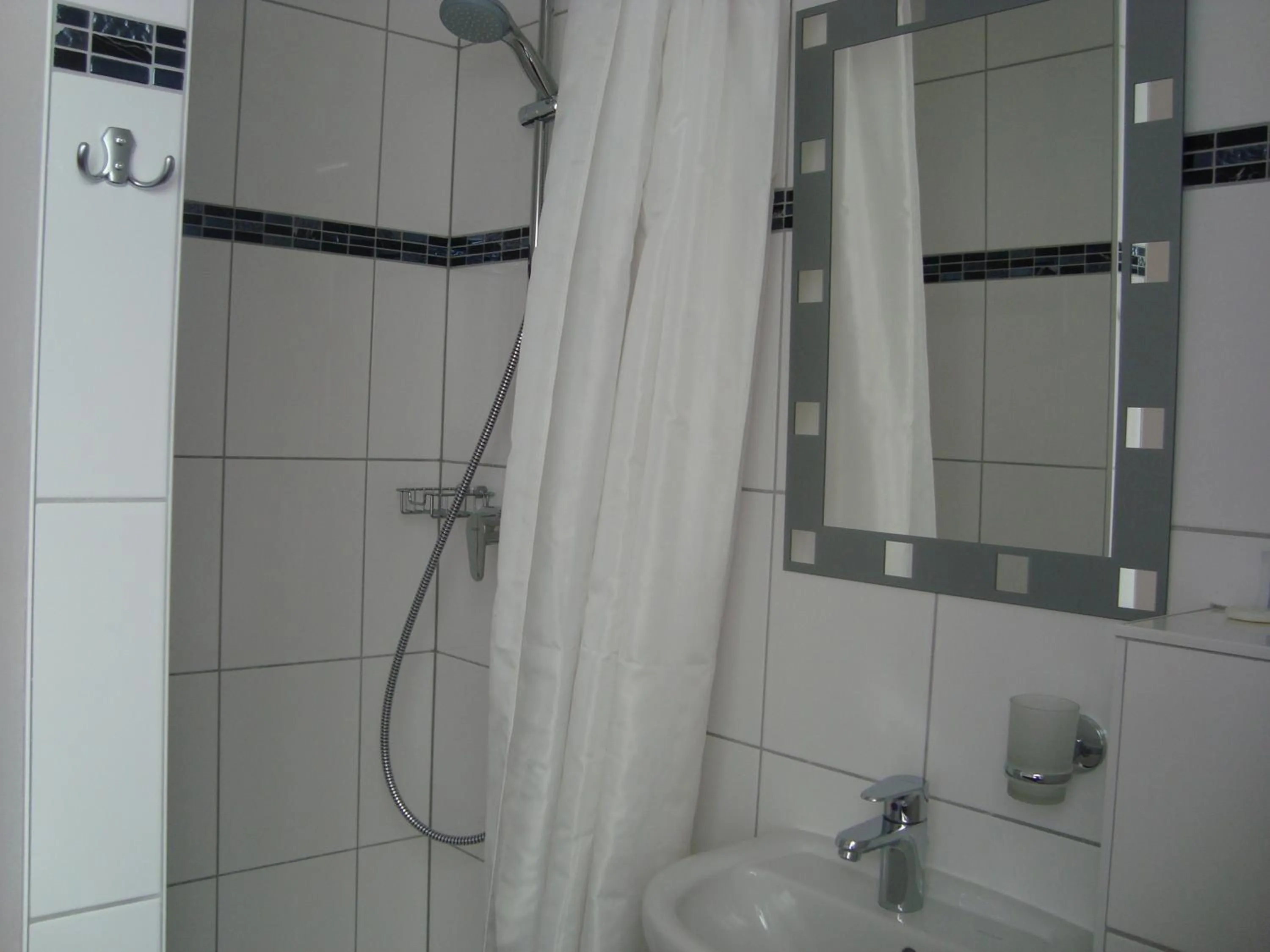 Shower in Hotel Gartenhof