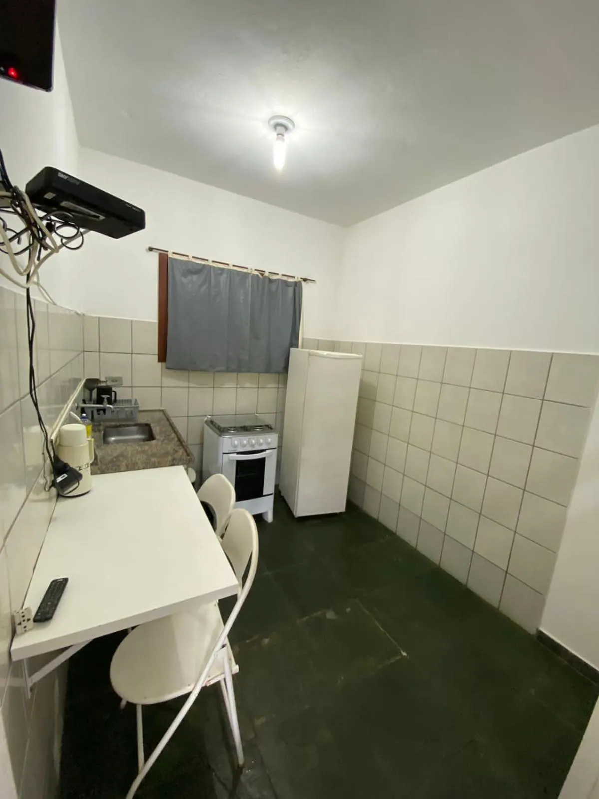 Kitchen or kitchenette in Pousada Recanto das Tartarugas