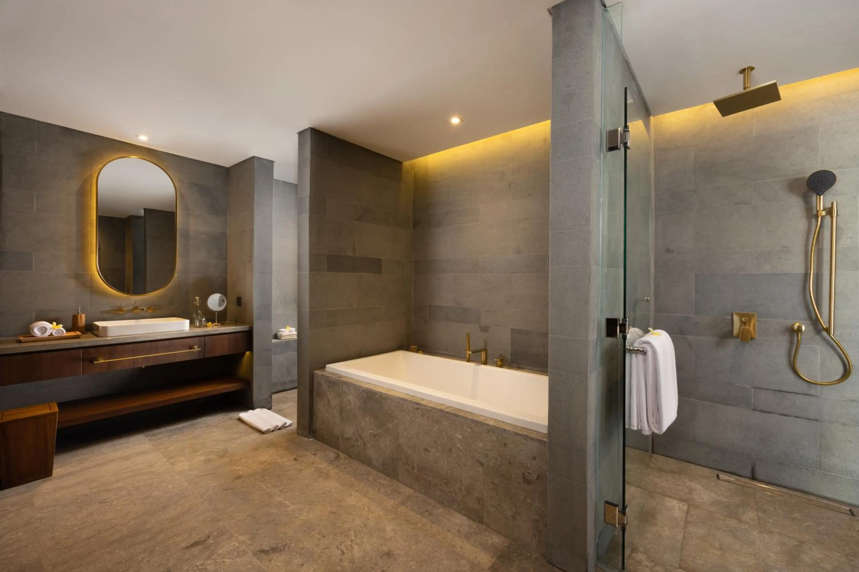 Shower in Sumitra Luxury Villas & Resort by Pramana