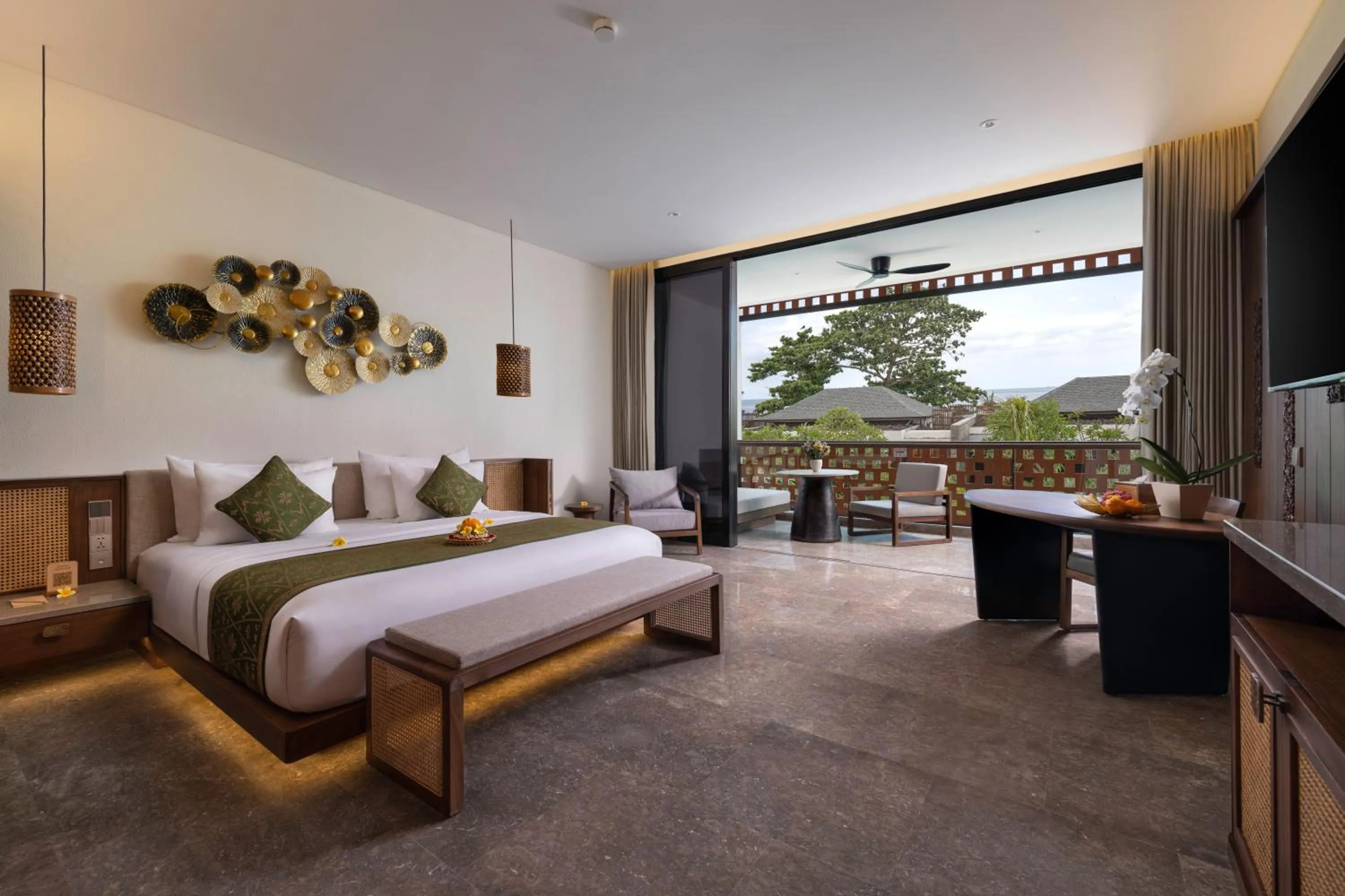 Bedroom, Bed in Sumitra Luxury Villas & Resort by Pramana
