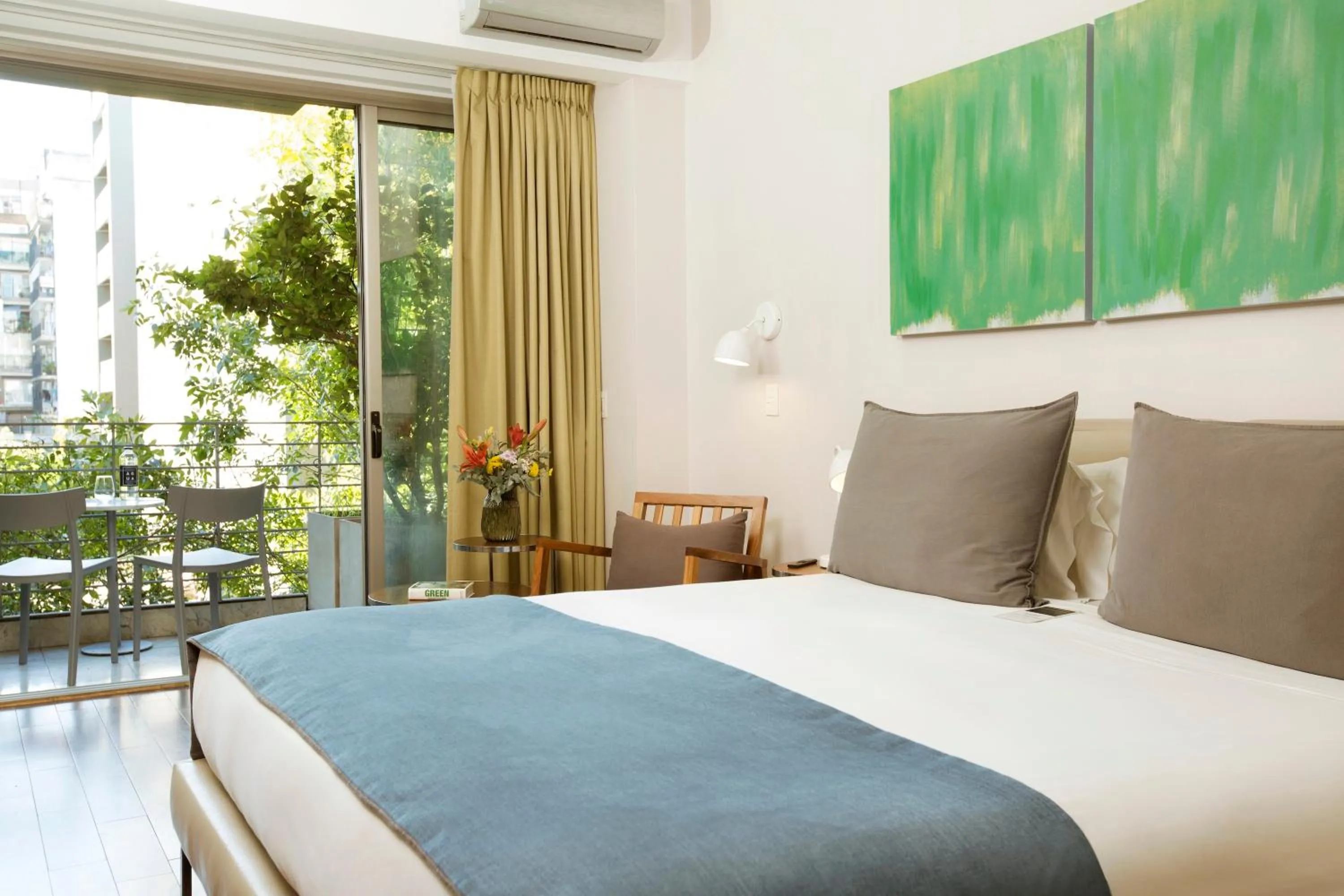 View (from property/room), Bed in Palo Santo Hotel