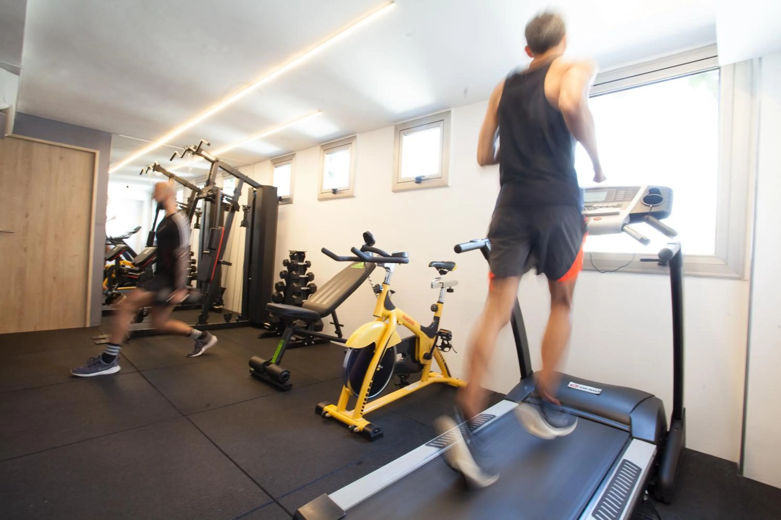 Fitness centre/facilities in Palo Santo Hotel
