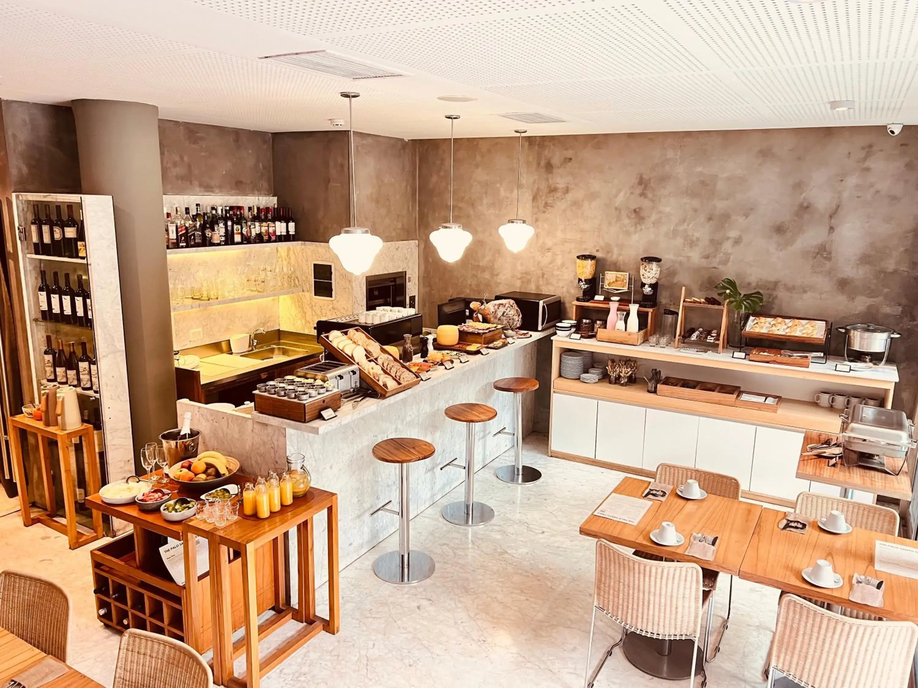 Buffet breakfast in Palo Santo Hotel Buffet breakfast in Palo Santo Hotel