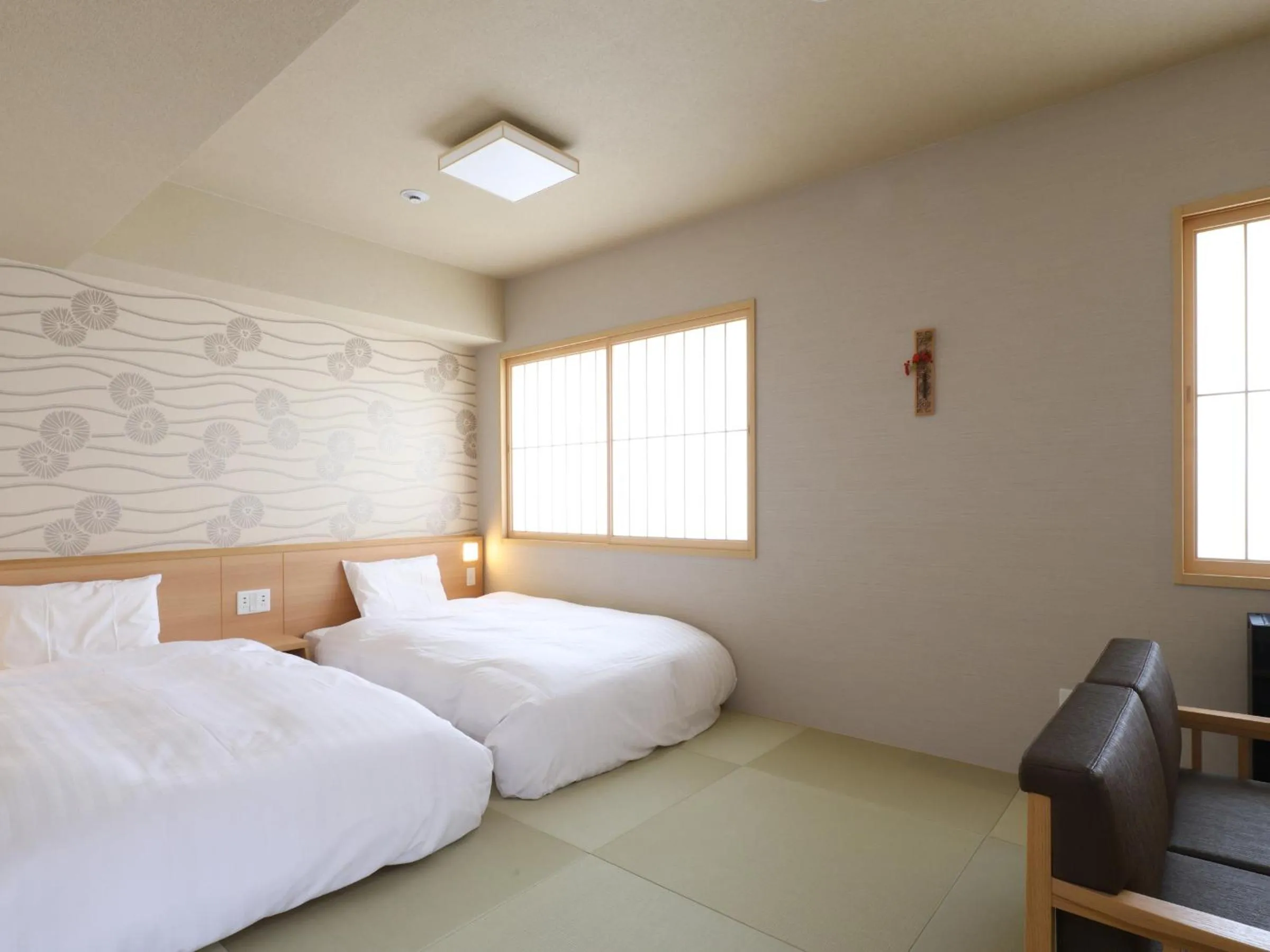 Photo of the whole room, Bed in Beppu Hatto Onyado Nono Beppu