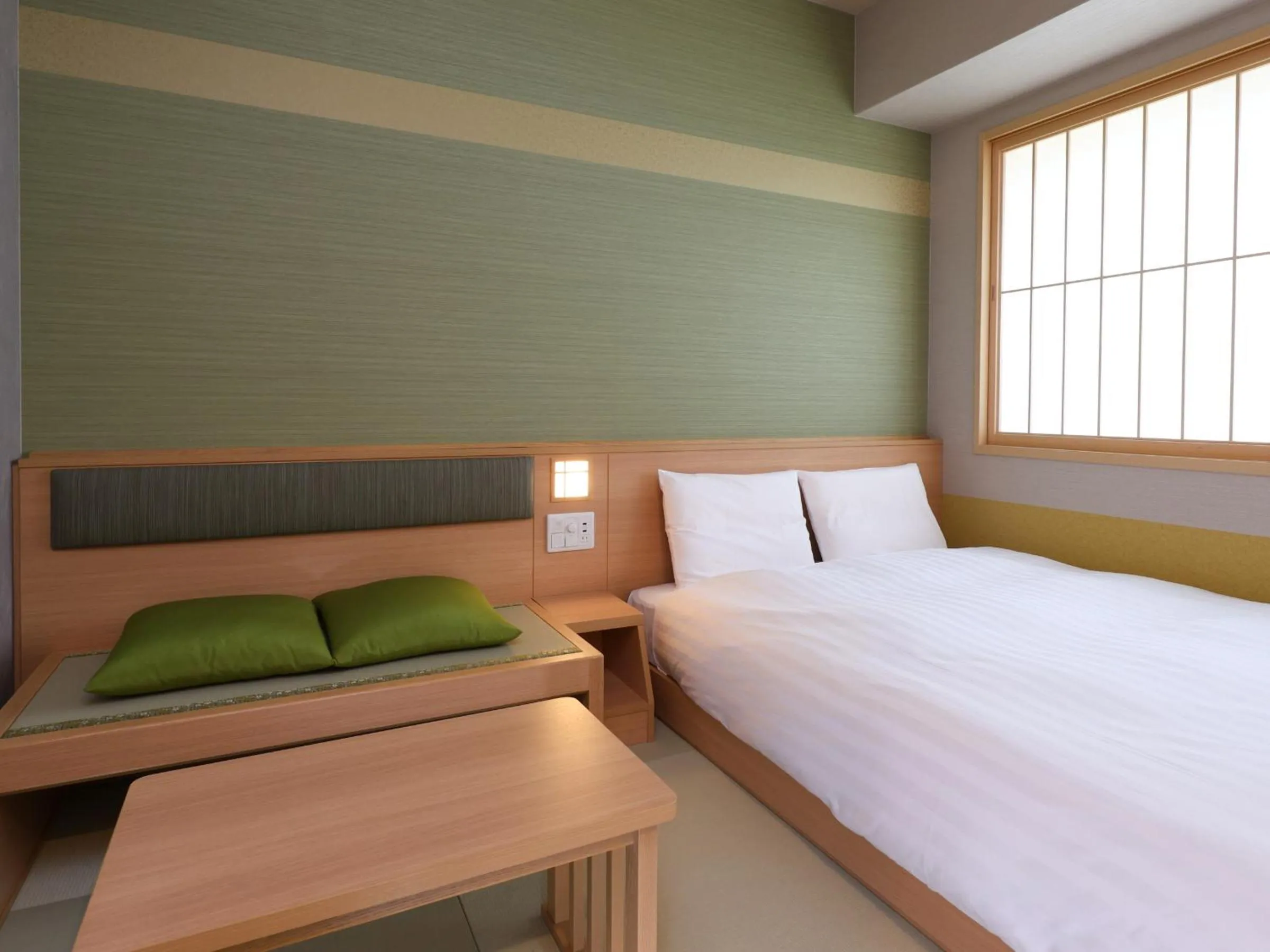 Photo of the whole room, Bed in Beppu Hatto Onyado Nono Beppu