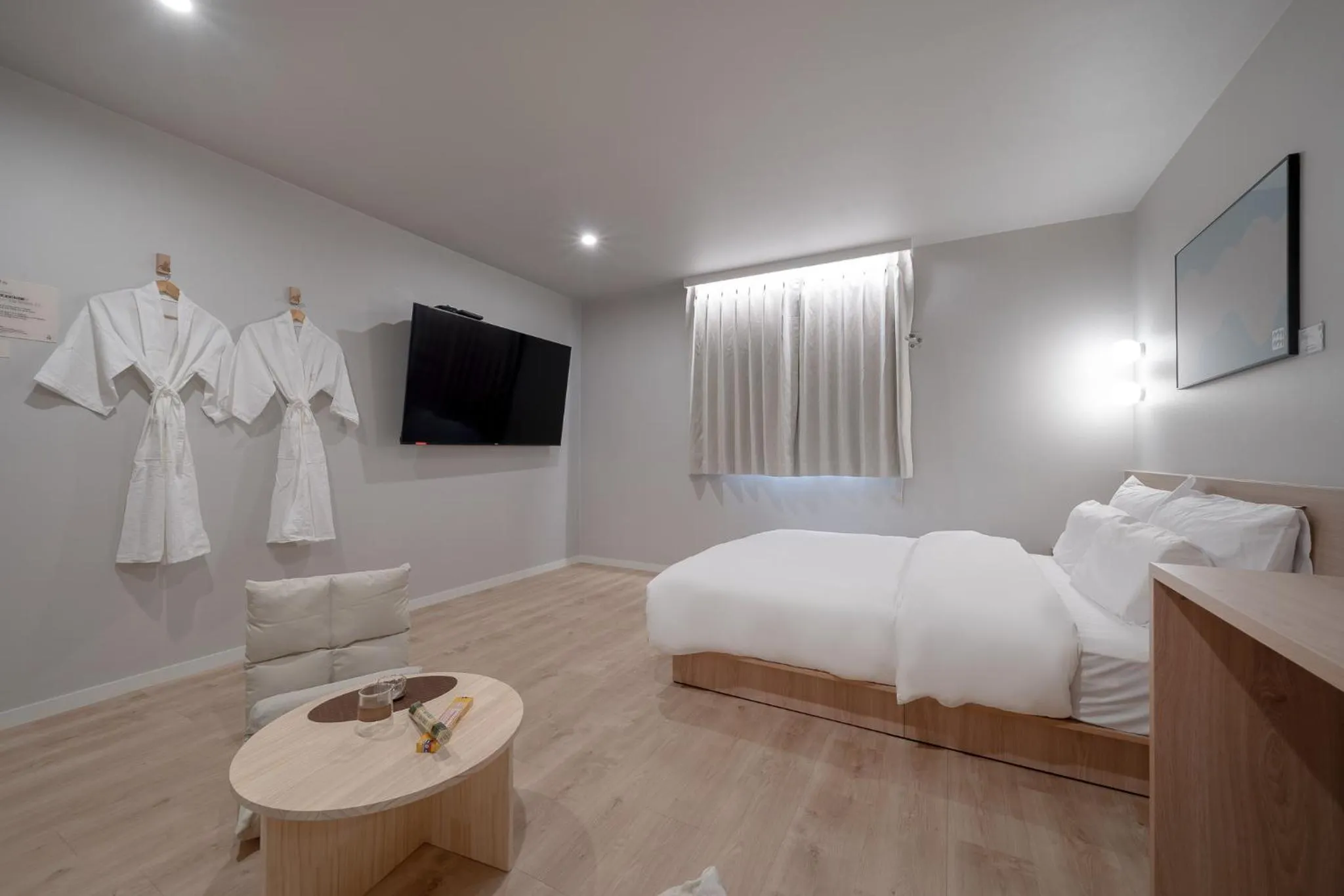 Bed in Cheonan Aank Hotel Seongjeong