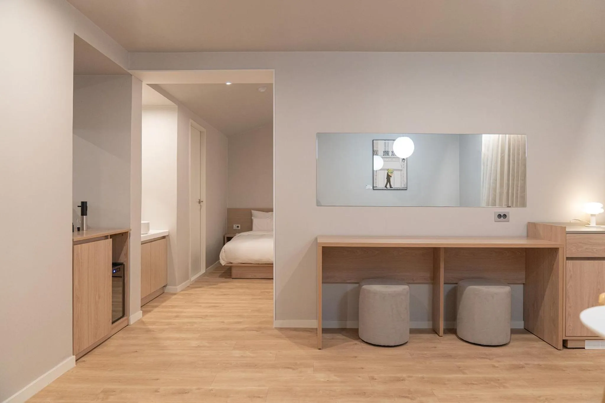 Bed in Cheonan Aank Hotel Seongjeong