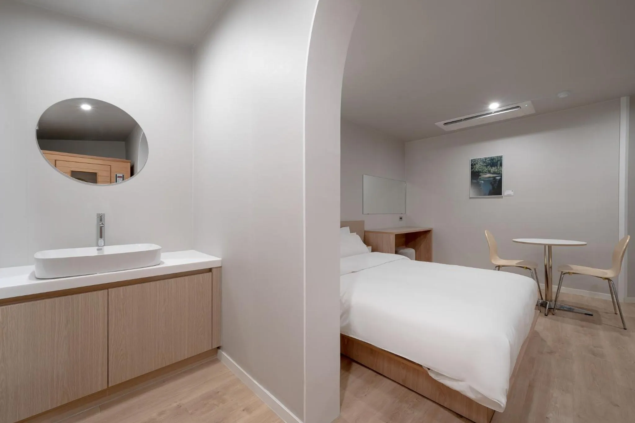 Bed in Cheonan Aank Hotel Seongjeong