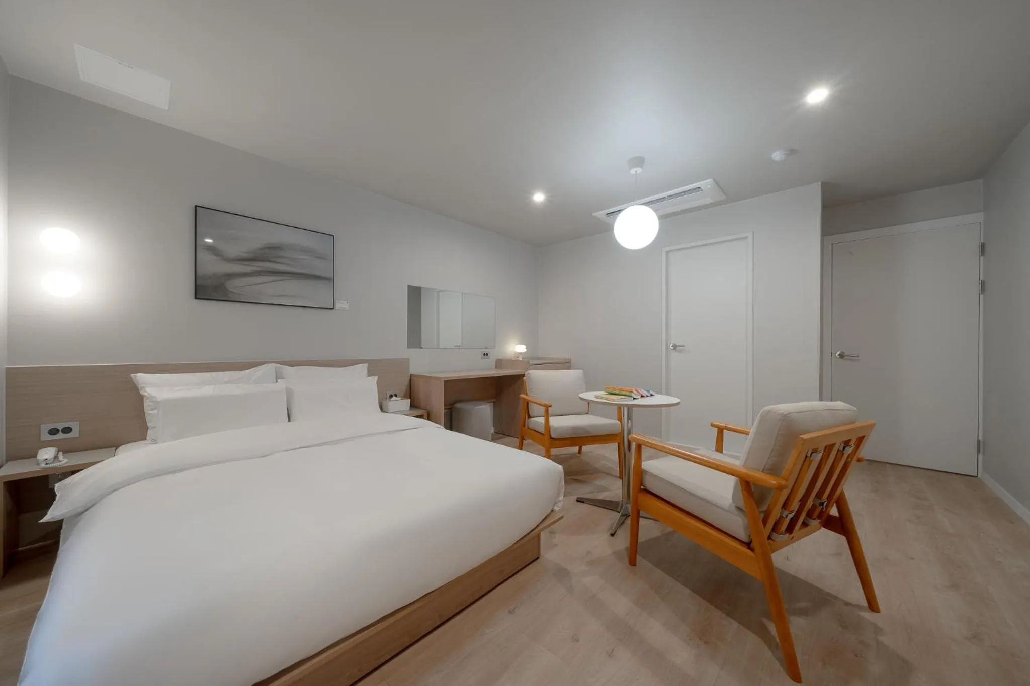 Bed in Cheonan Aank Hotel Seongjeong