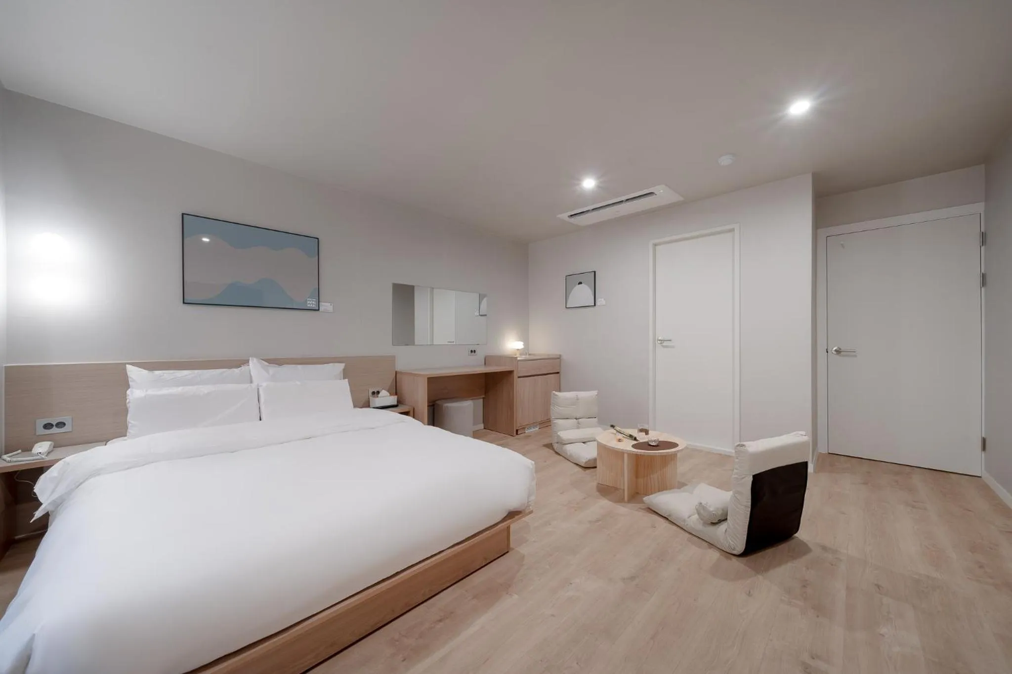 Bed in Cheonan Aank Hotel Seongjeong