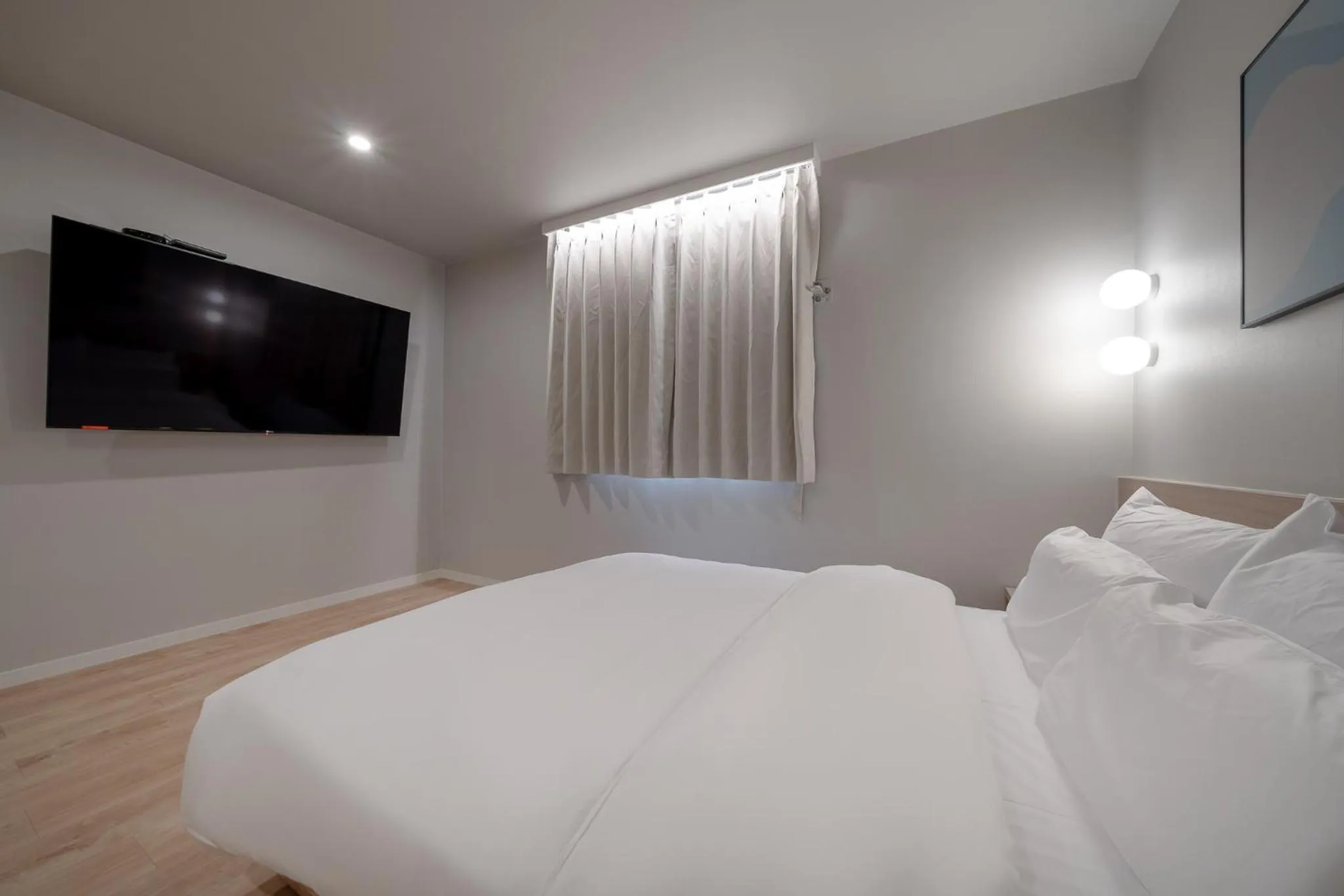 Bed in Cheonan Aank Hotel Seongjeong