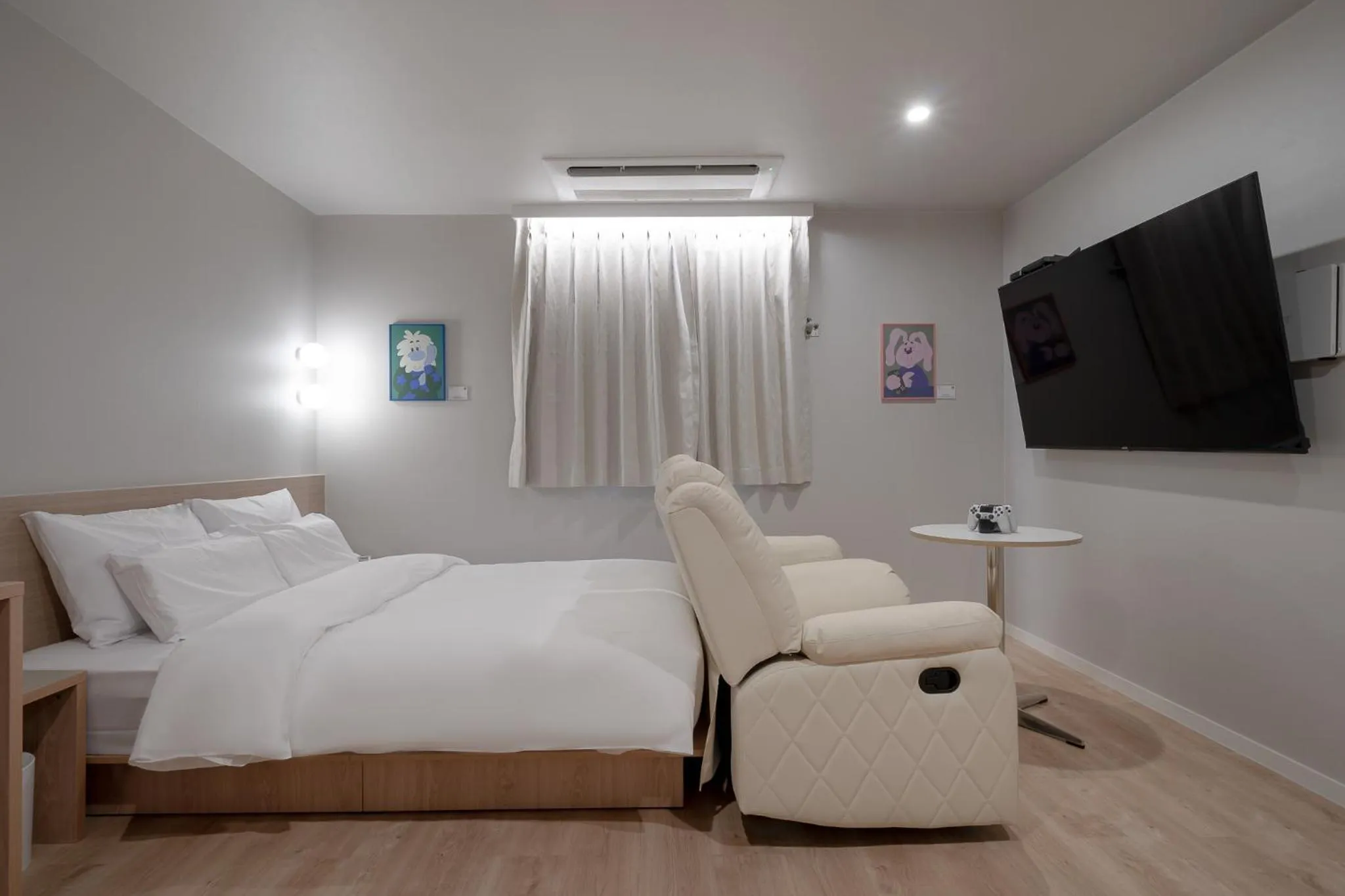 Bed in Cheonan Aank Hotel Seongjeong
