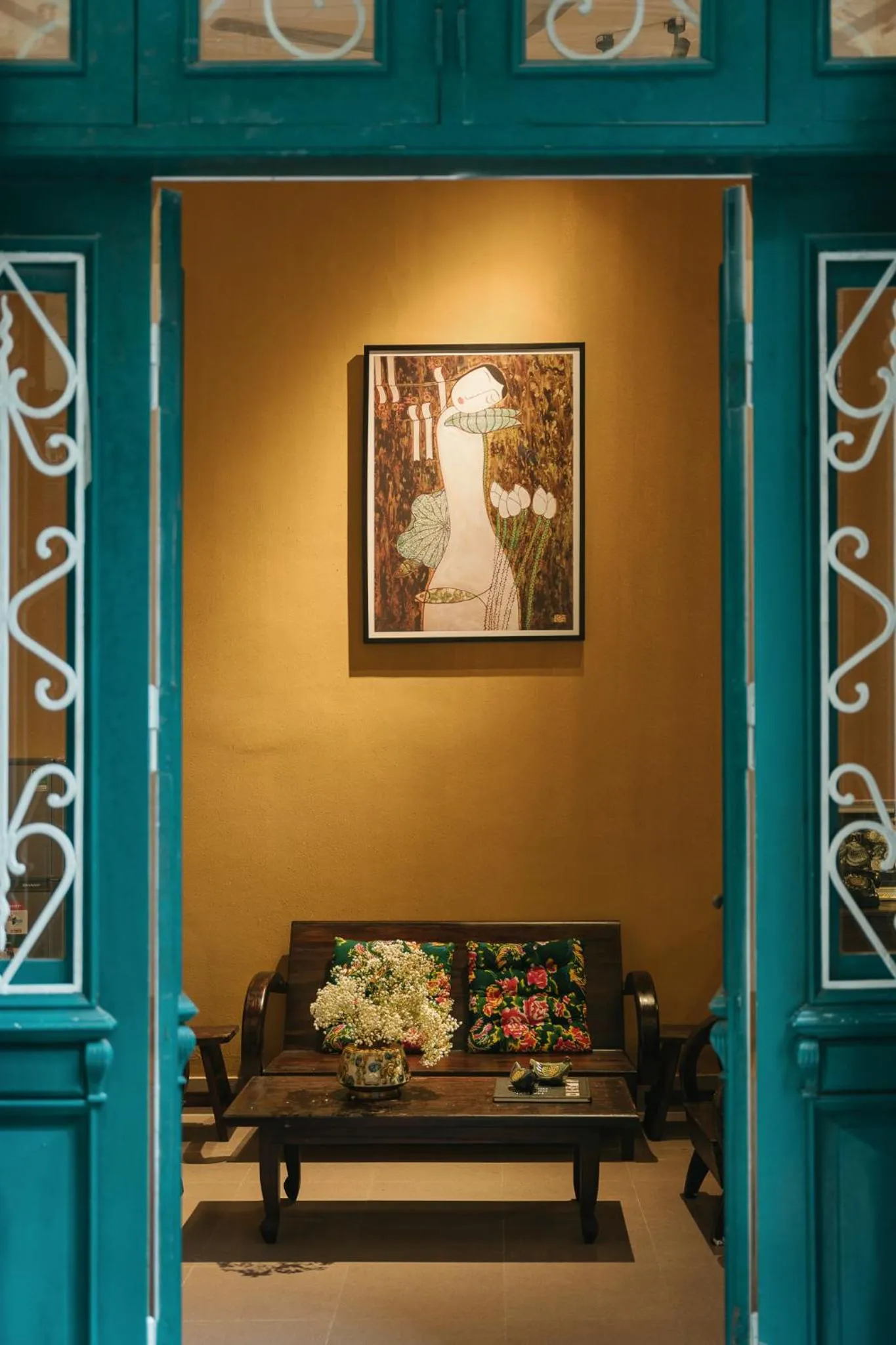 Decorative detail in An Nam Art House