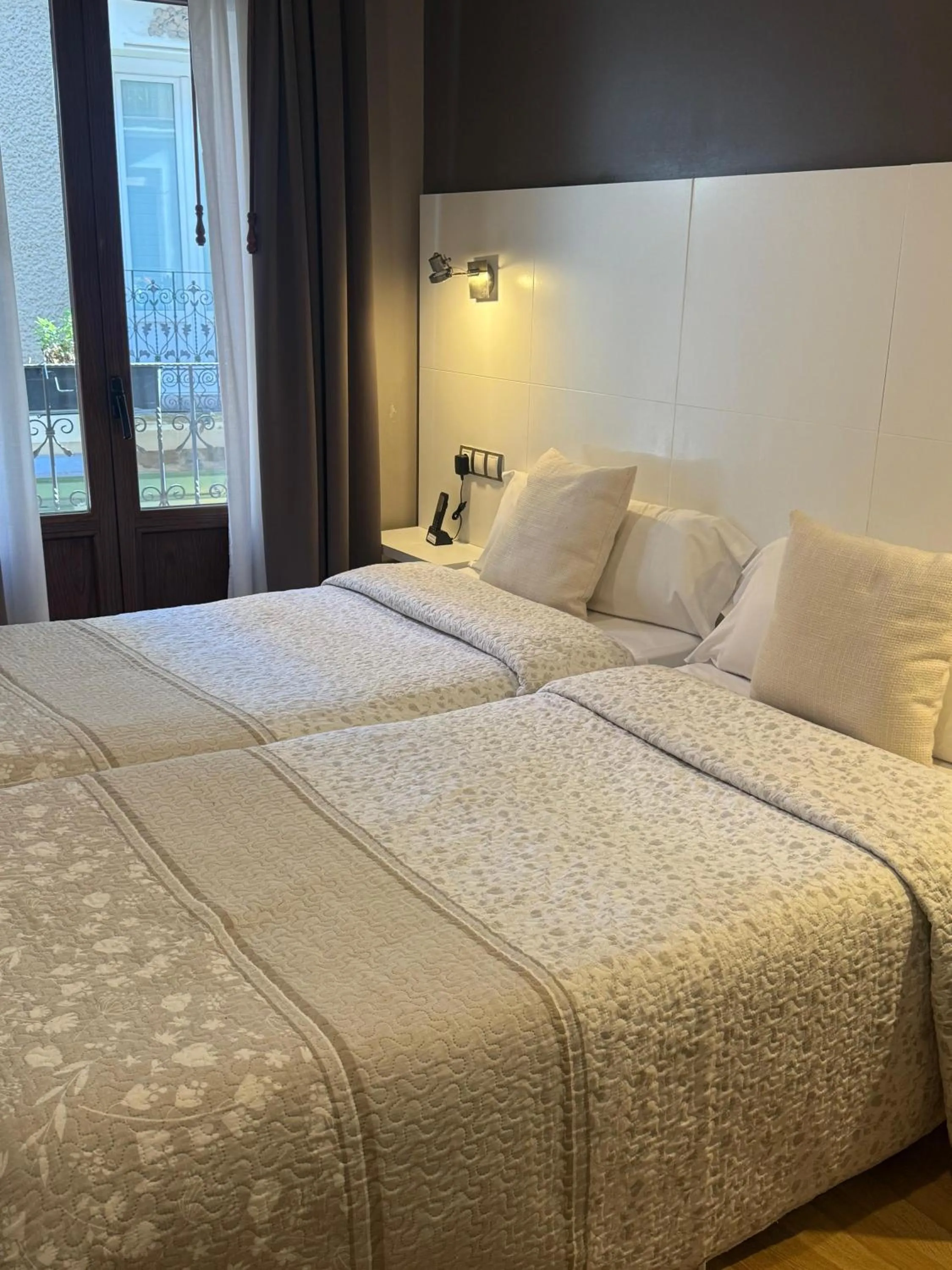 Decorative detail, Bed in Hotel El Acebo