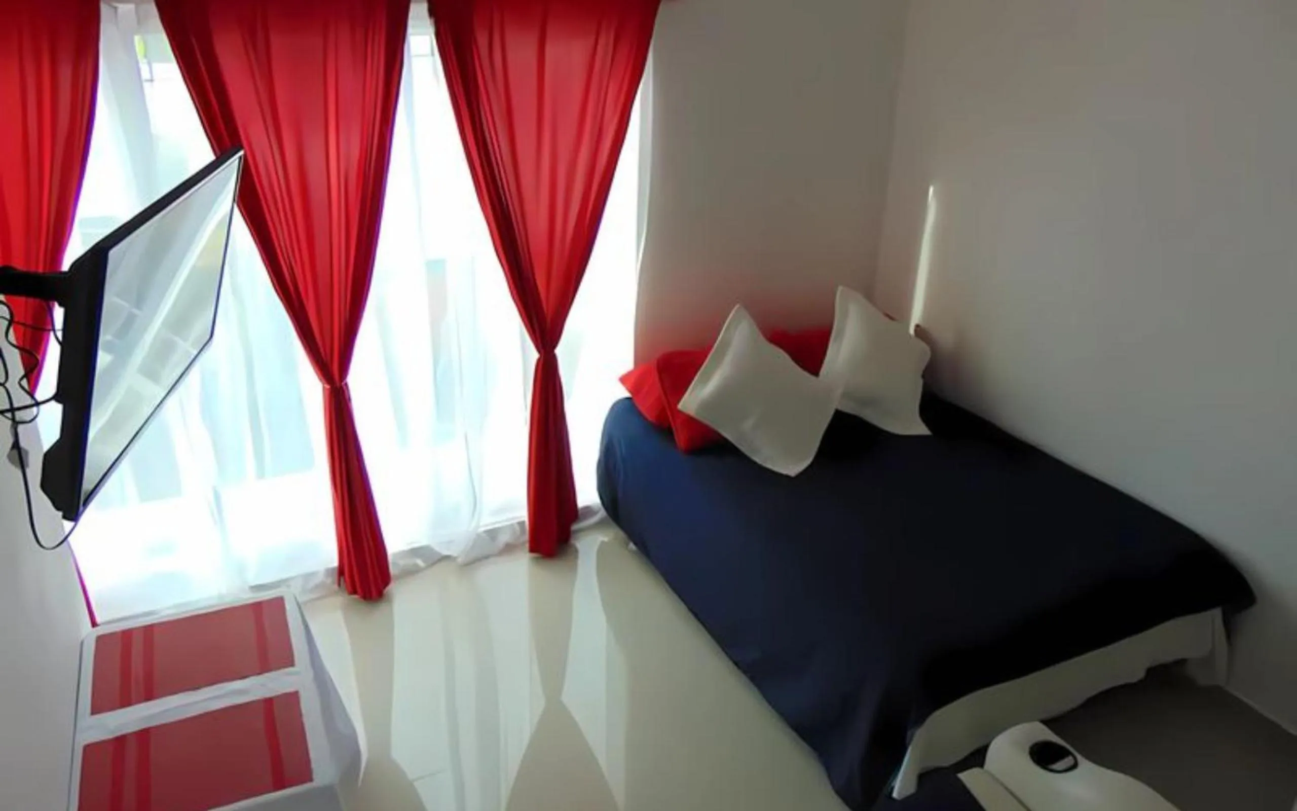 Bedroom, Bed in Departamentos Villas Capdeviel