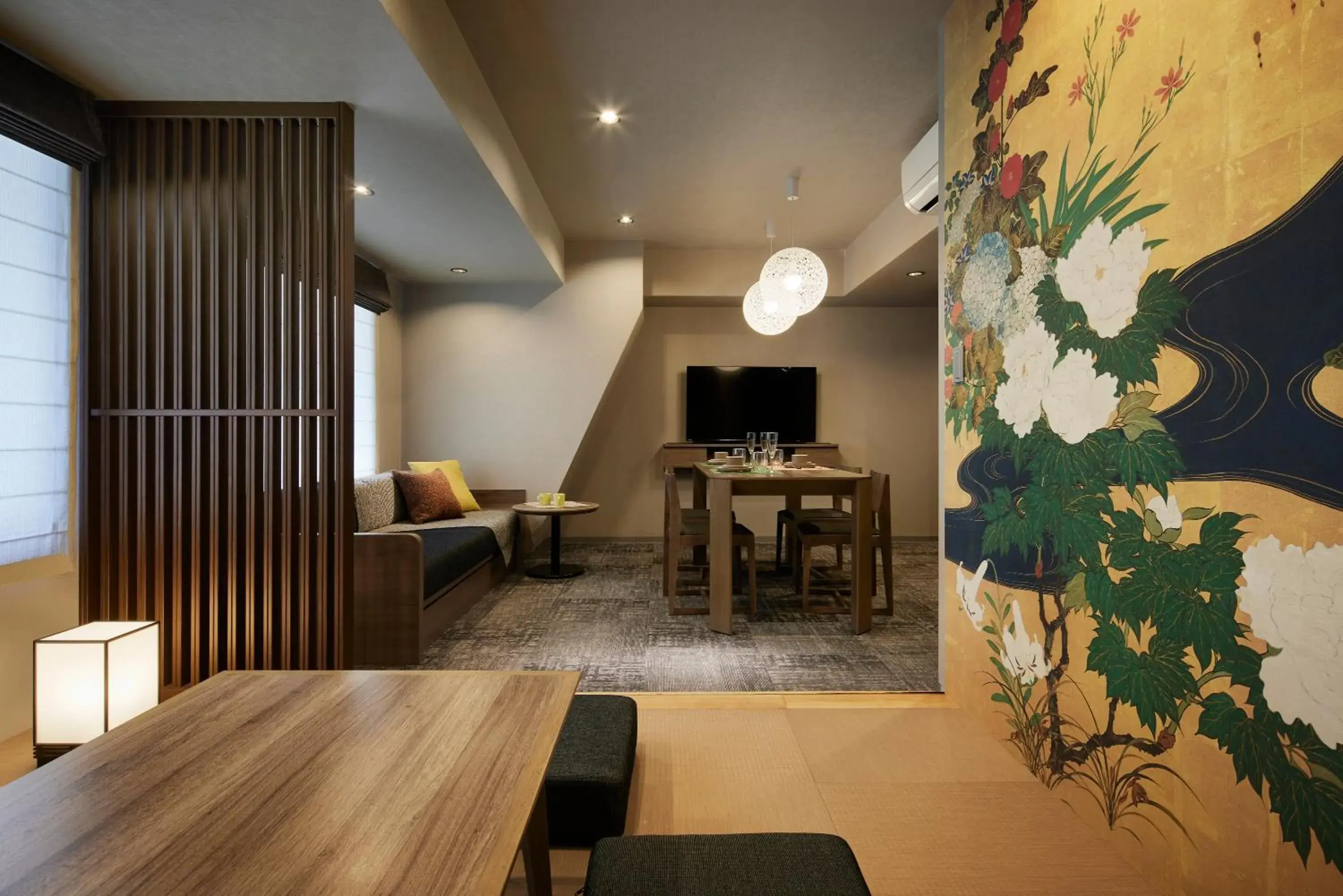 Deluxe 1 bedroom with 6 beds (with Tatami Room) in Minn Gion Sanjo Deluxe 1 bedroom with 6 beds (with Tatami Room) in Minn Gion Sanjo