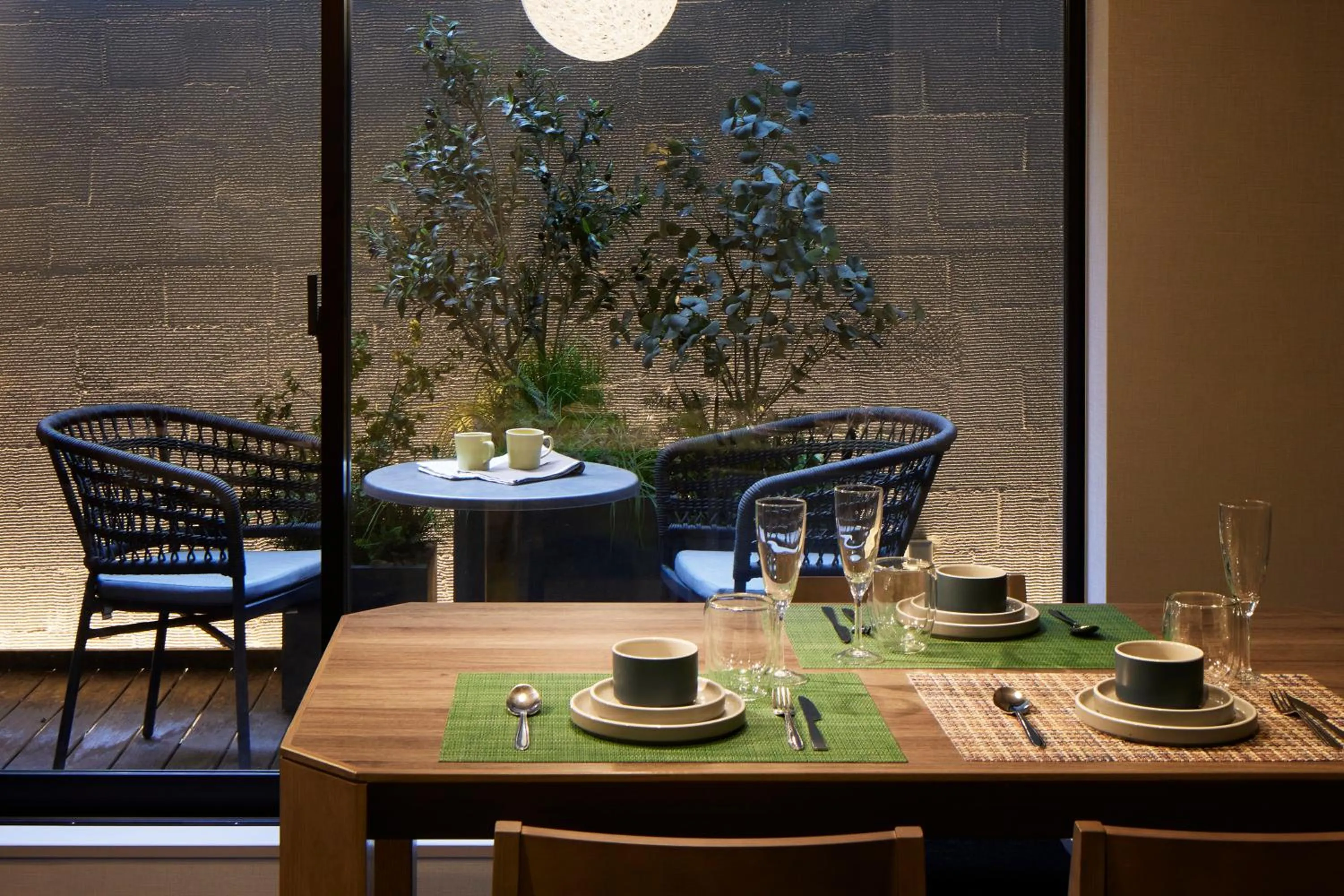 Seating area in Minn Gion Sanjo