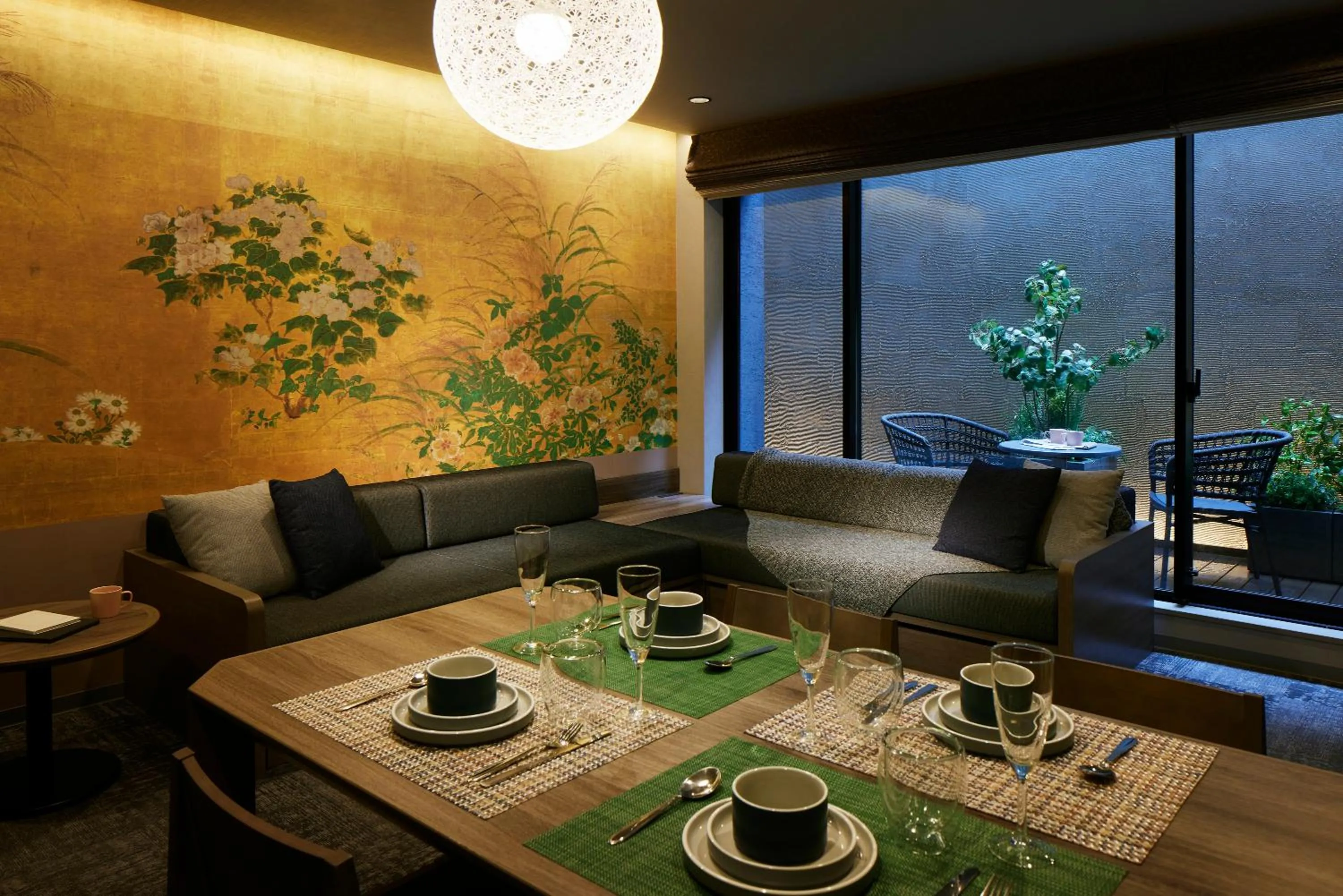 Dining area in Minn Gion Sanjo