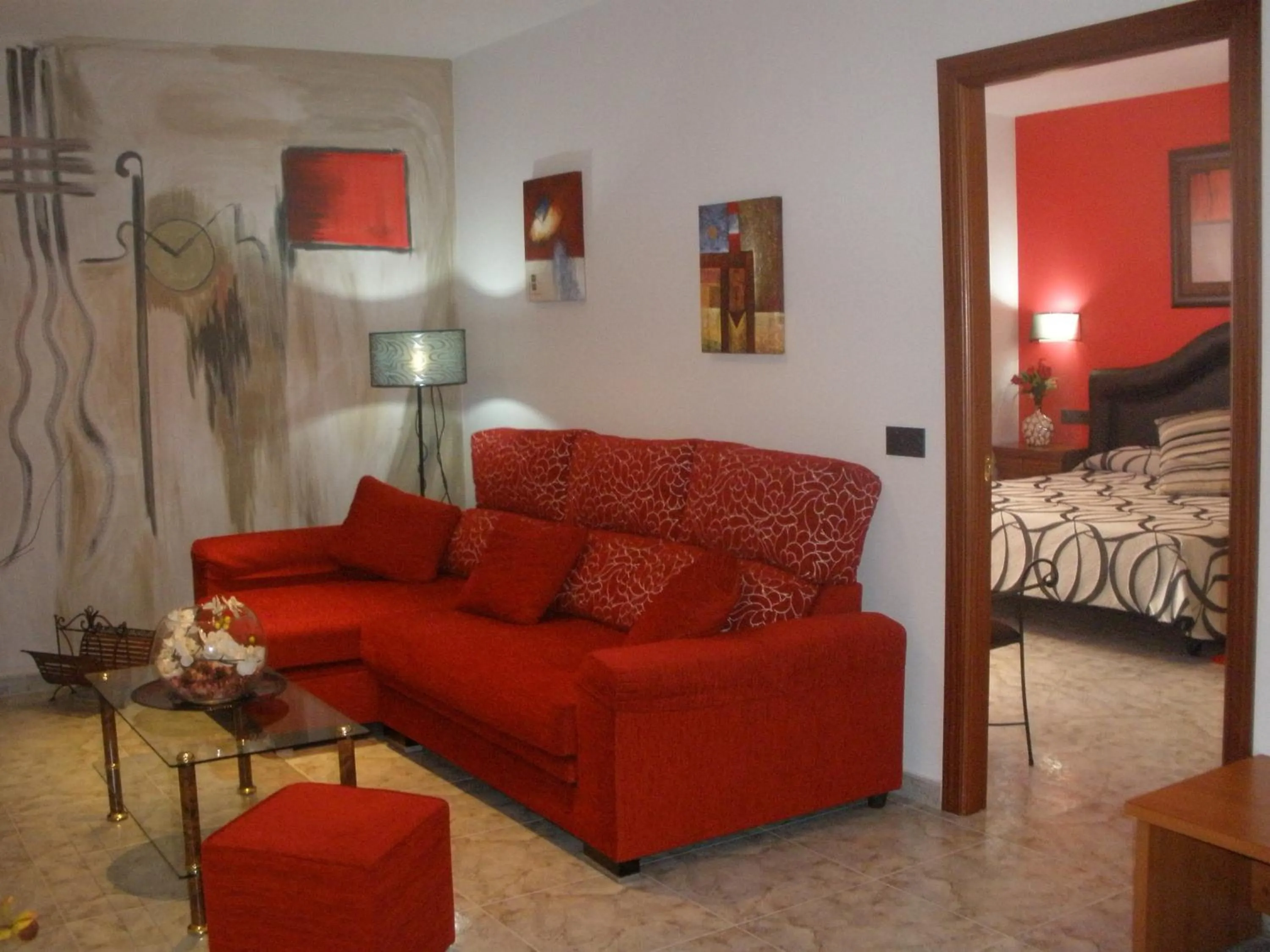 Seating area in Hotel San Cristobal