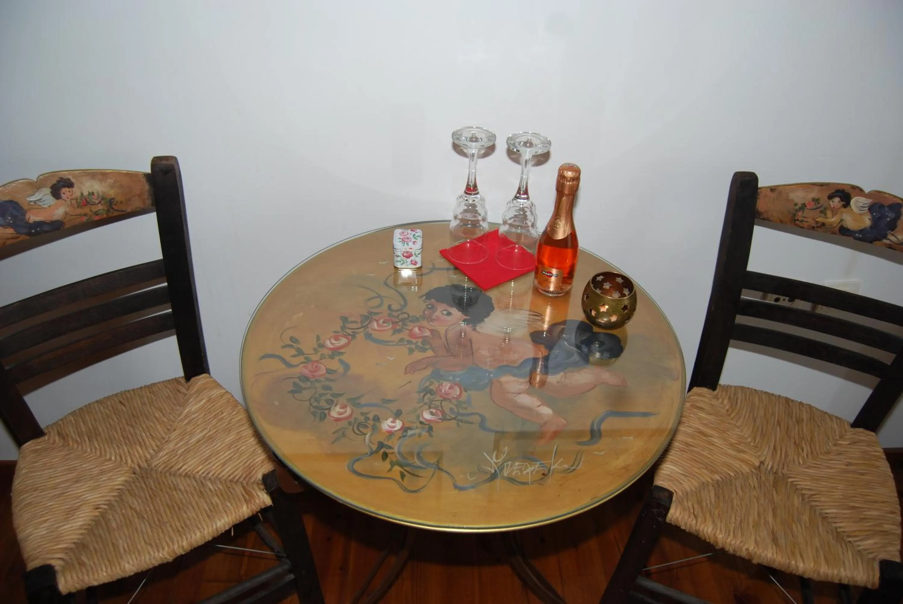 Decorative detail in Dryades Guesthouse