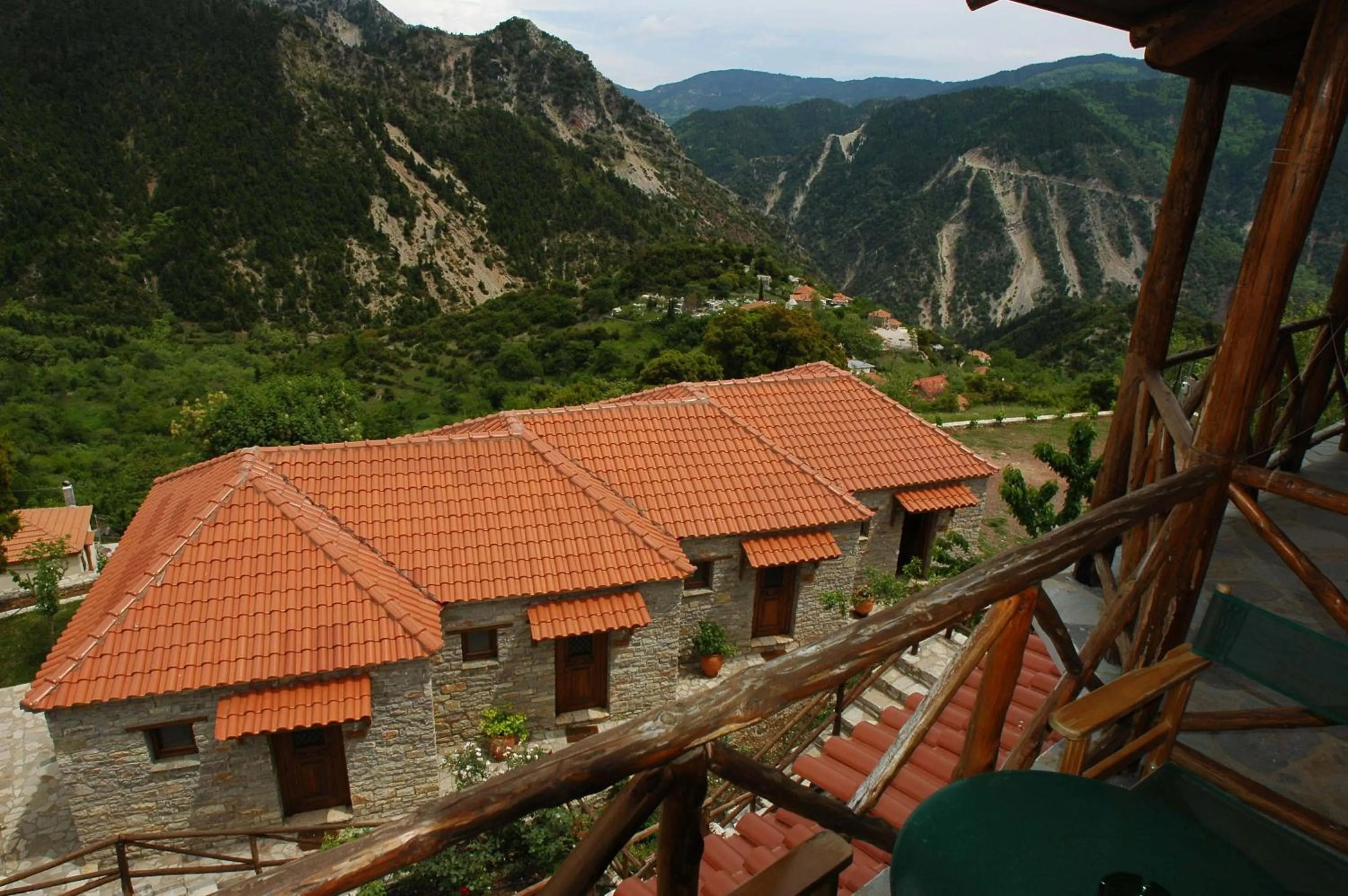 Bird's eye view in Dryades Guesthouse