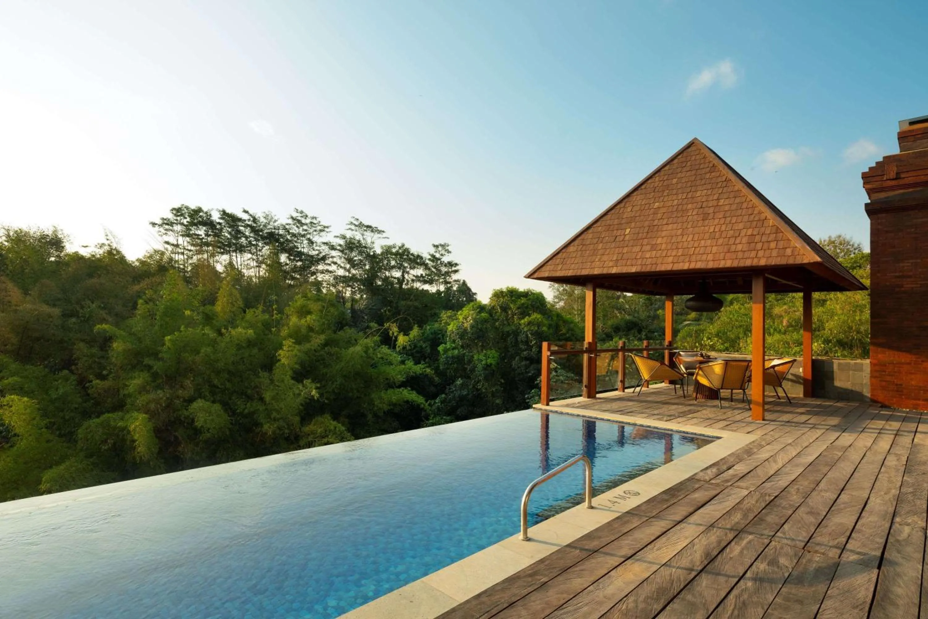 Pool view in Garrya Bianti Yogyakarta