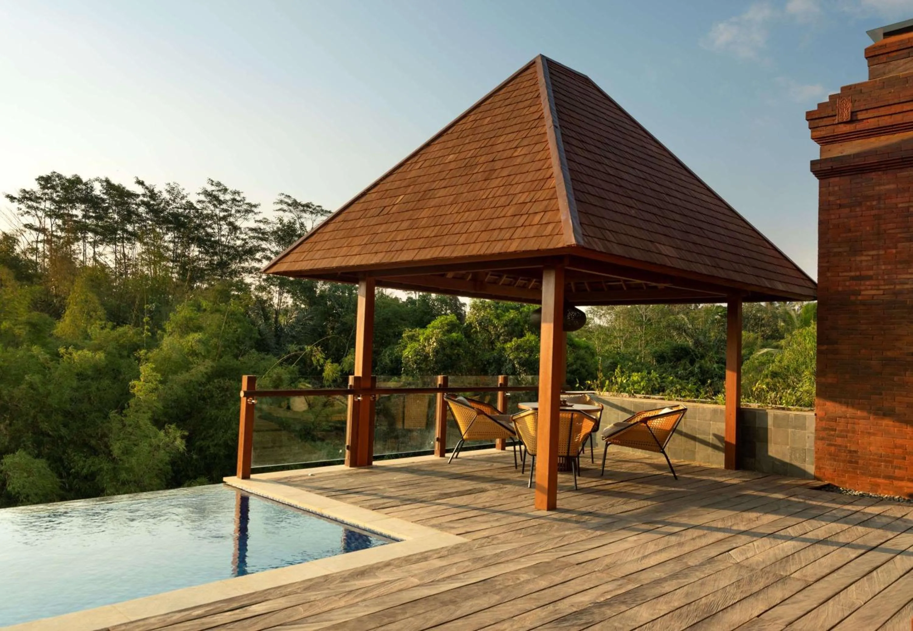 Pool view in Garrya Bianti Yogyakarta