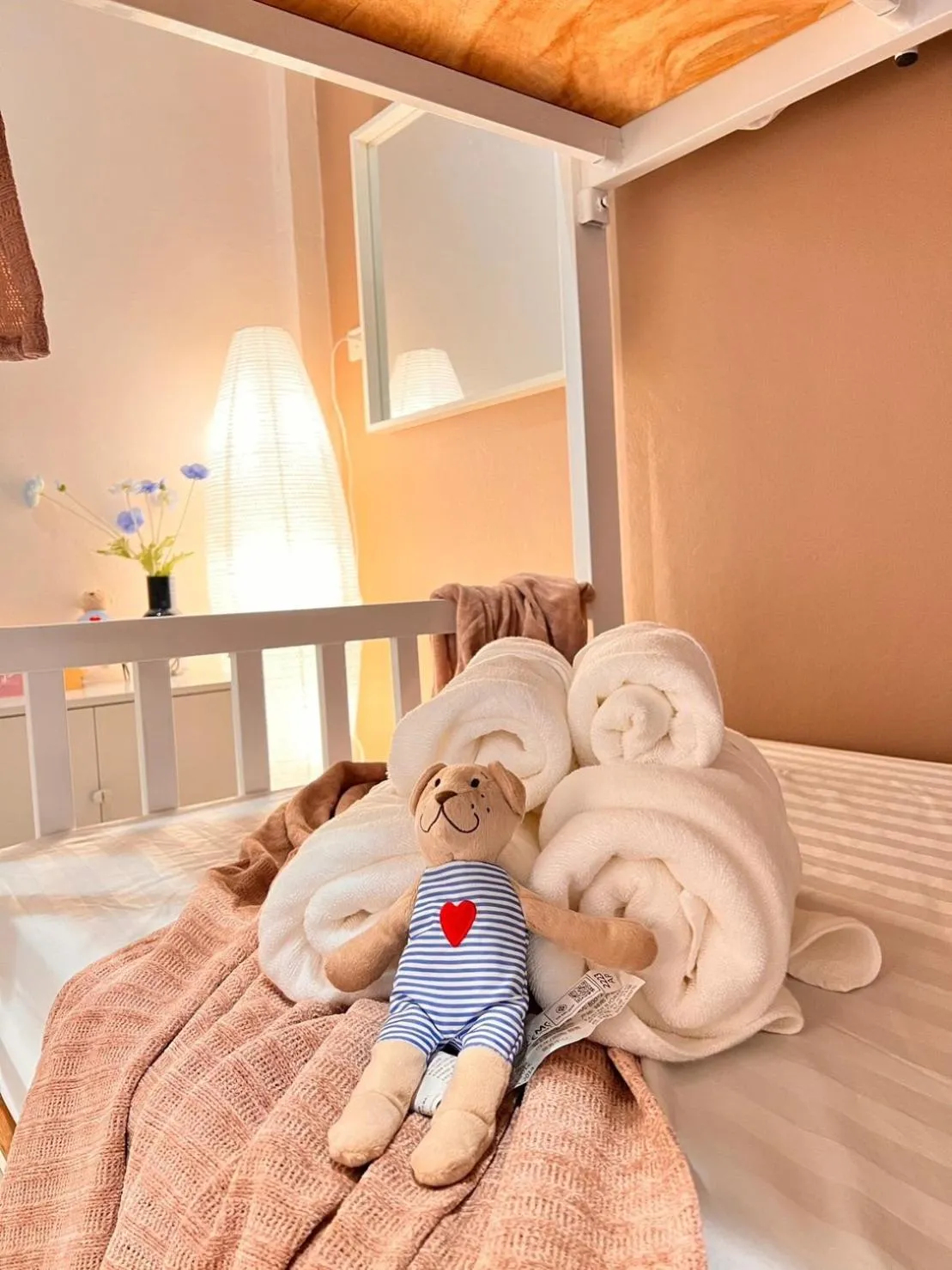 Bed in Por poshtel Kanchanaburi