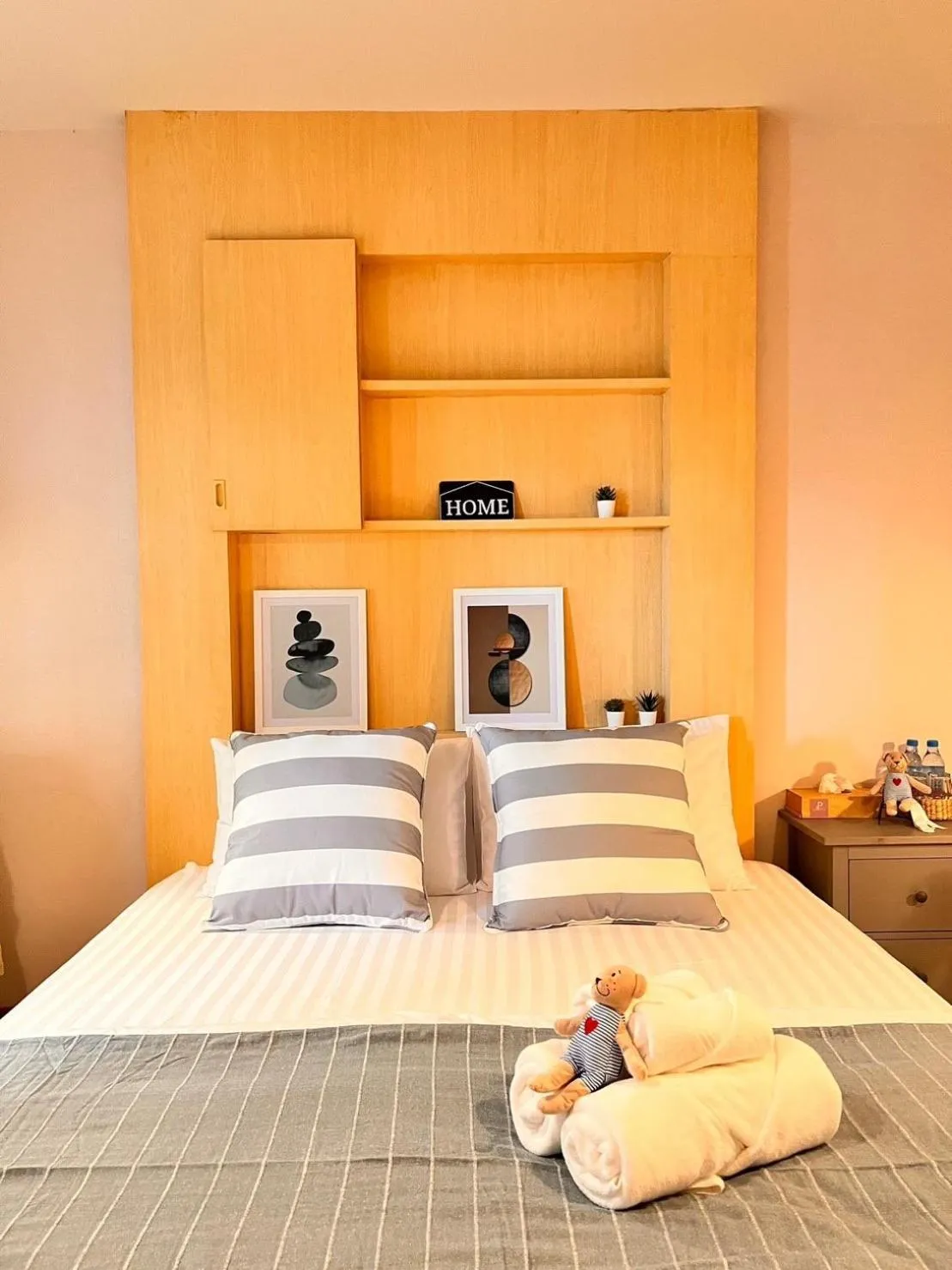 Bed in Por poshtel Kanchanaburi