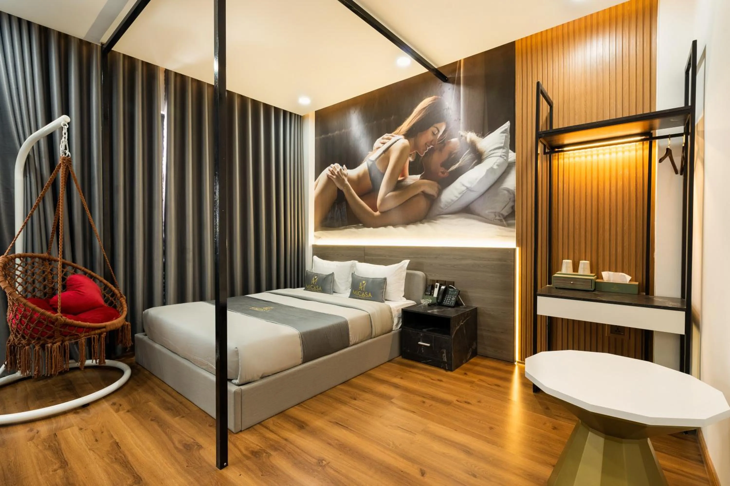 Bathroom, Bed in MICASA HOTEL