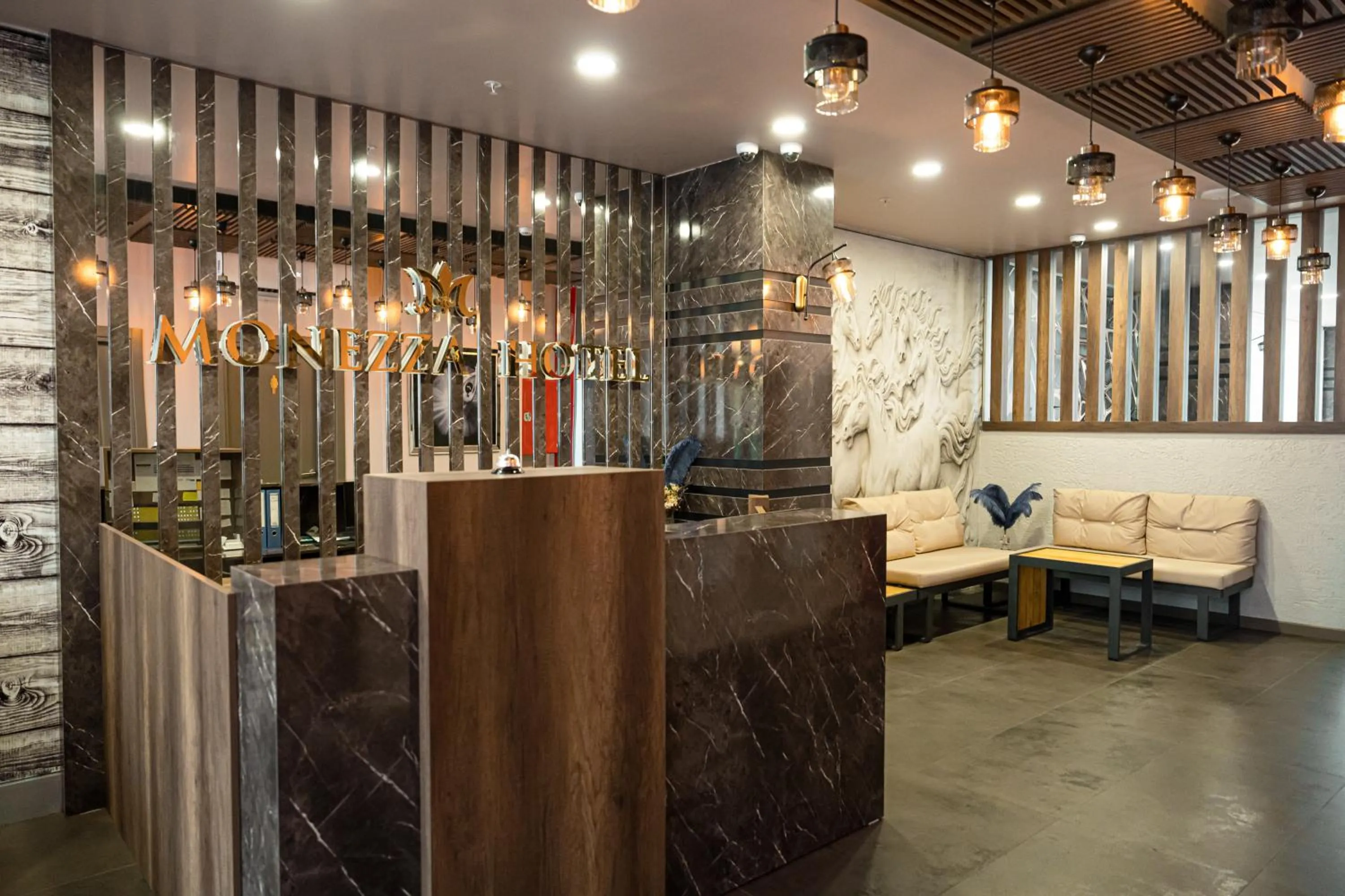 Lobby or reception in Monezza Maltepe Rezidans