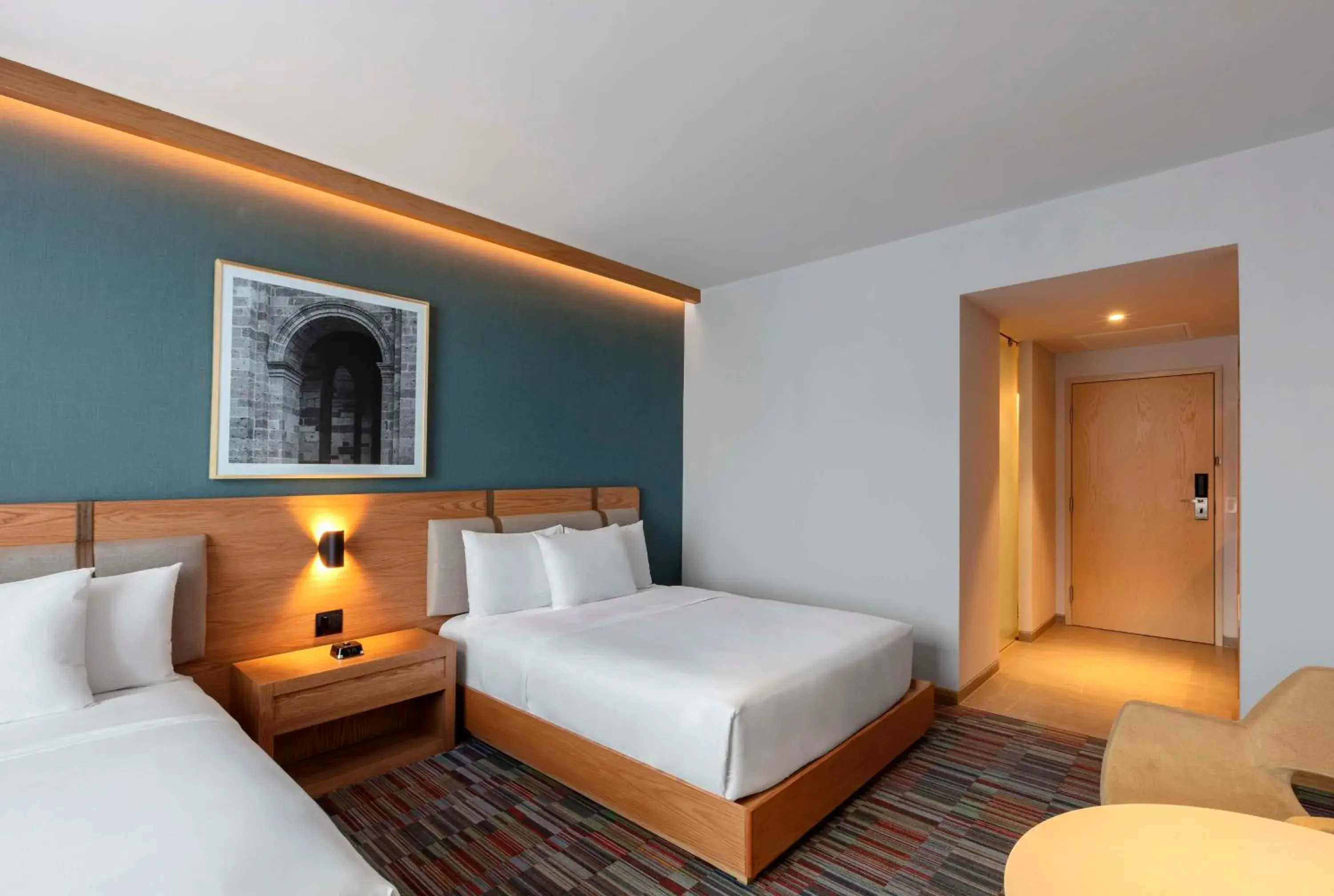 Bed in Hilton Garden Inn Guadalajara Airport Bed in Hilton Garden Inn Guadalajara Airport