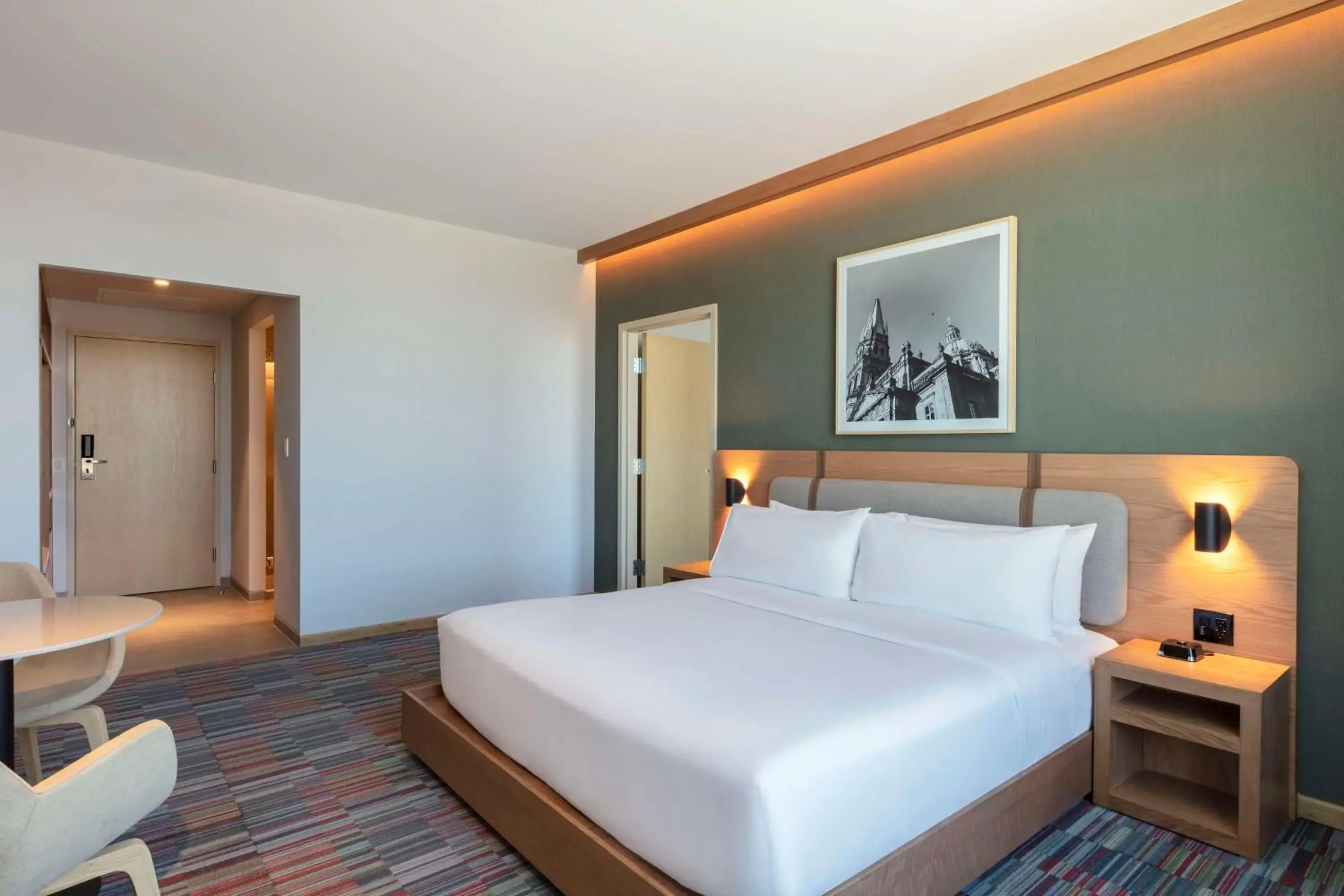 Bed in Hilton Garden Inn Guadalajara Airport Bed in Hilton Garden Inn Guadalajara Airport